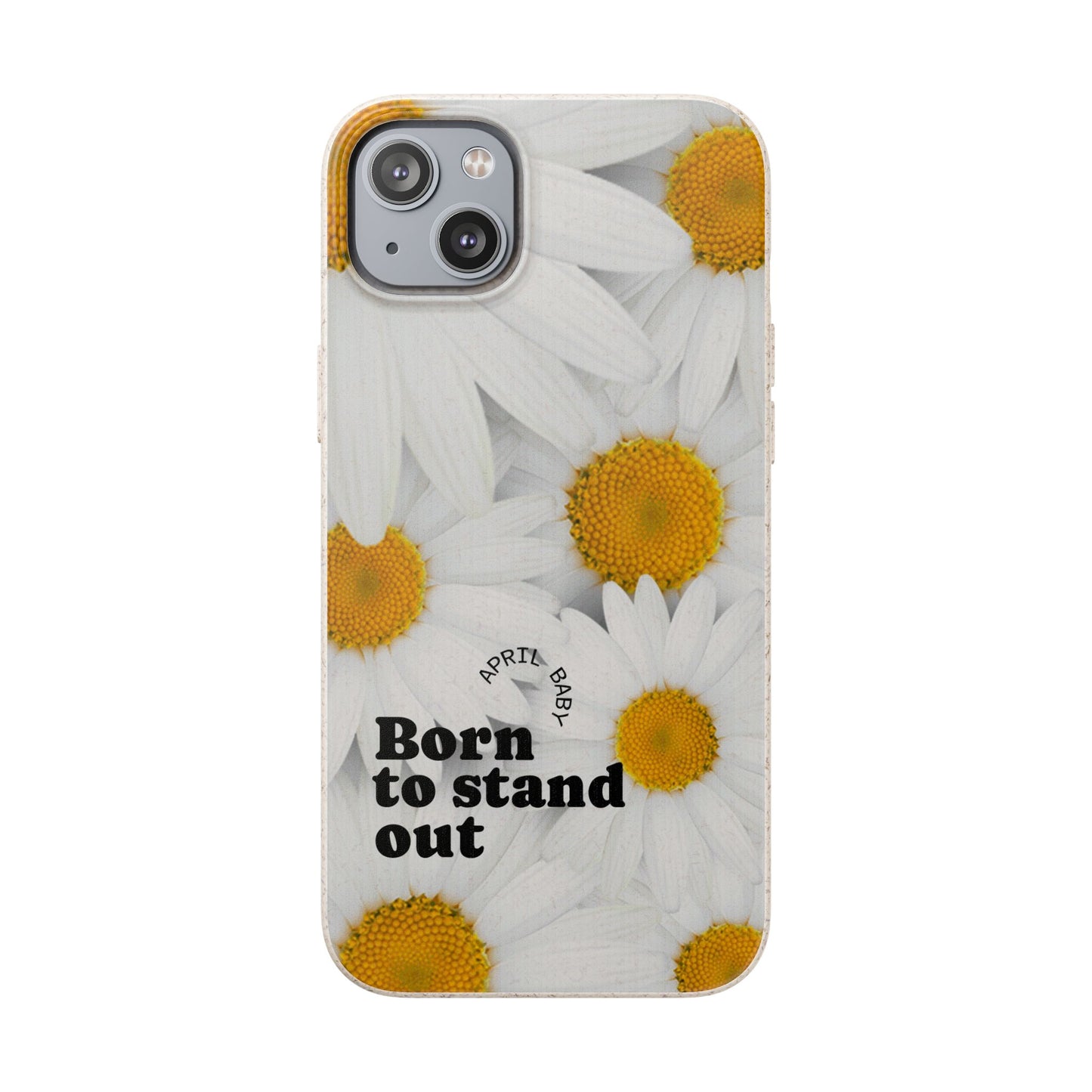 April Eco-friendly birth flower - Biodegradable case