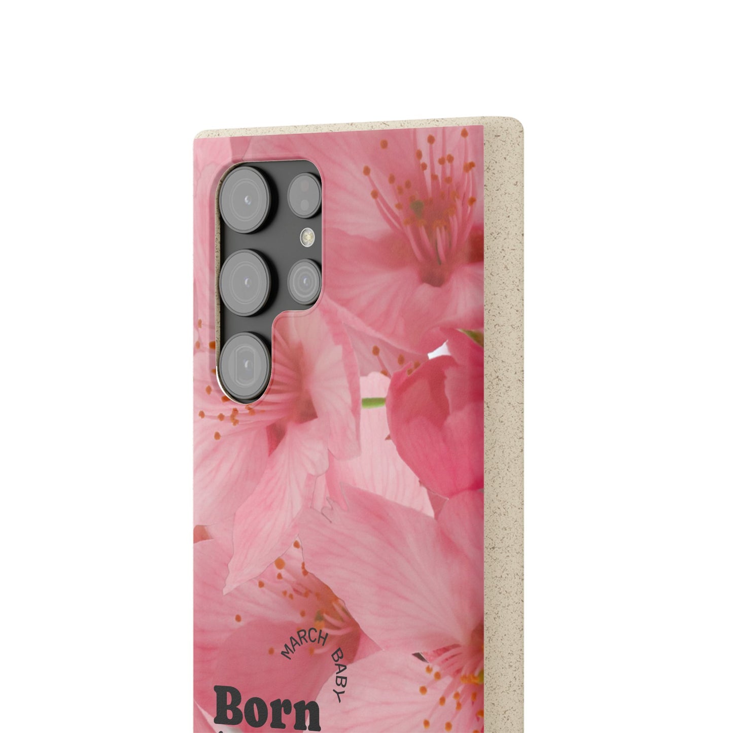 March Eco-friendly birth flower - Biodegradable case