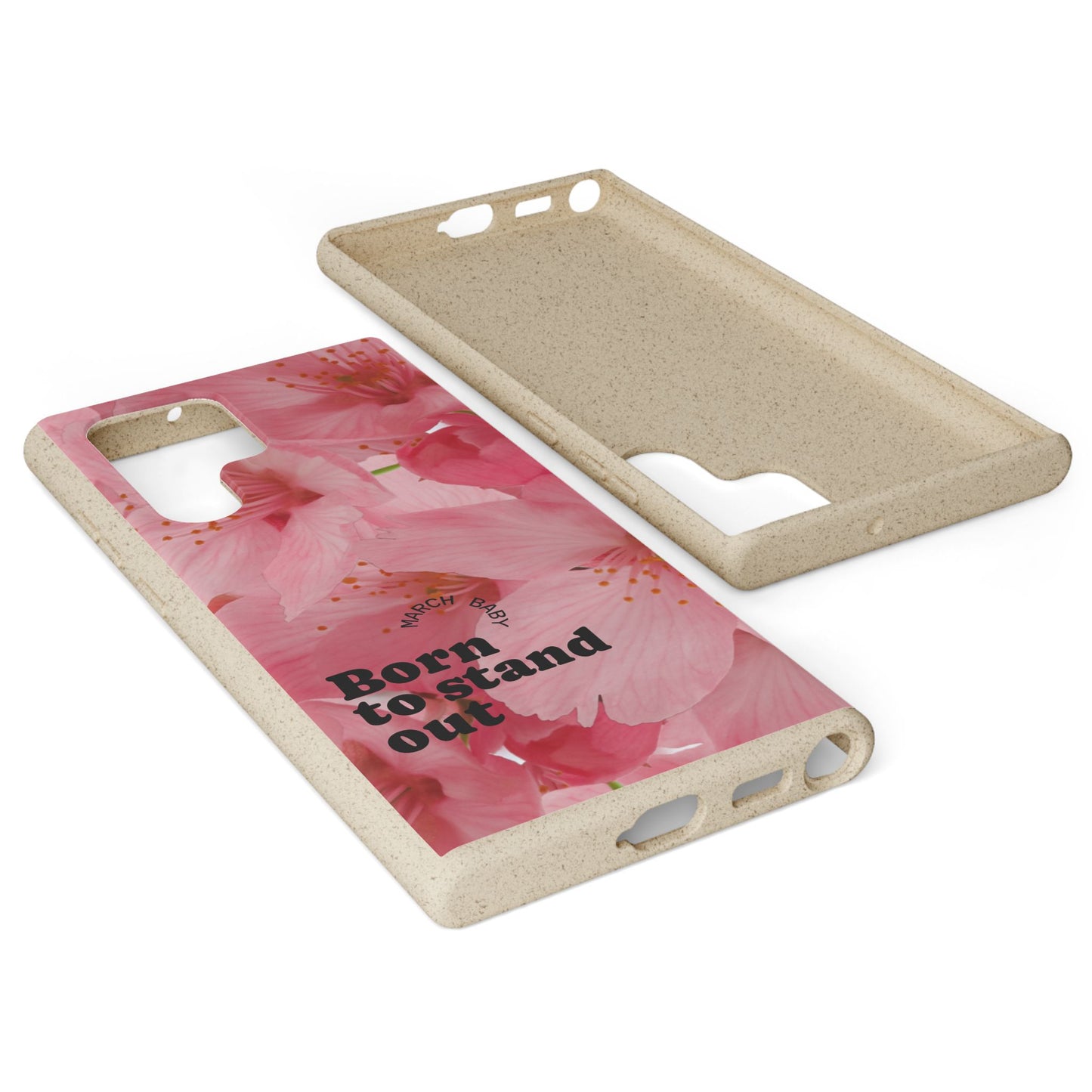 March Eco-friendly birth flower - Biodegradable case