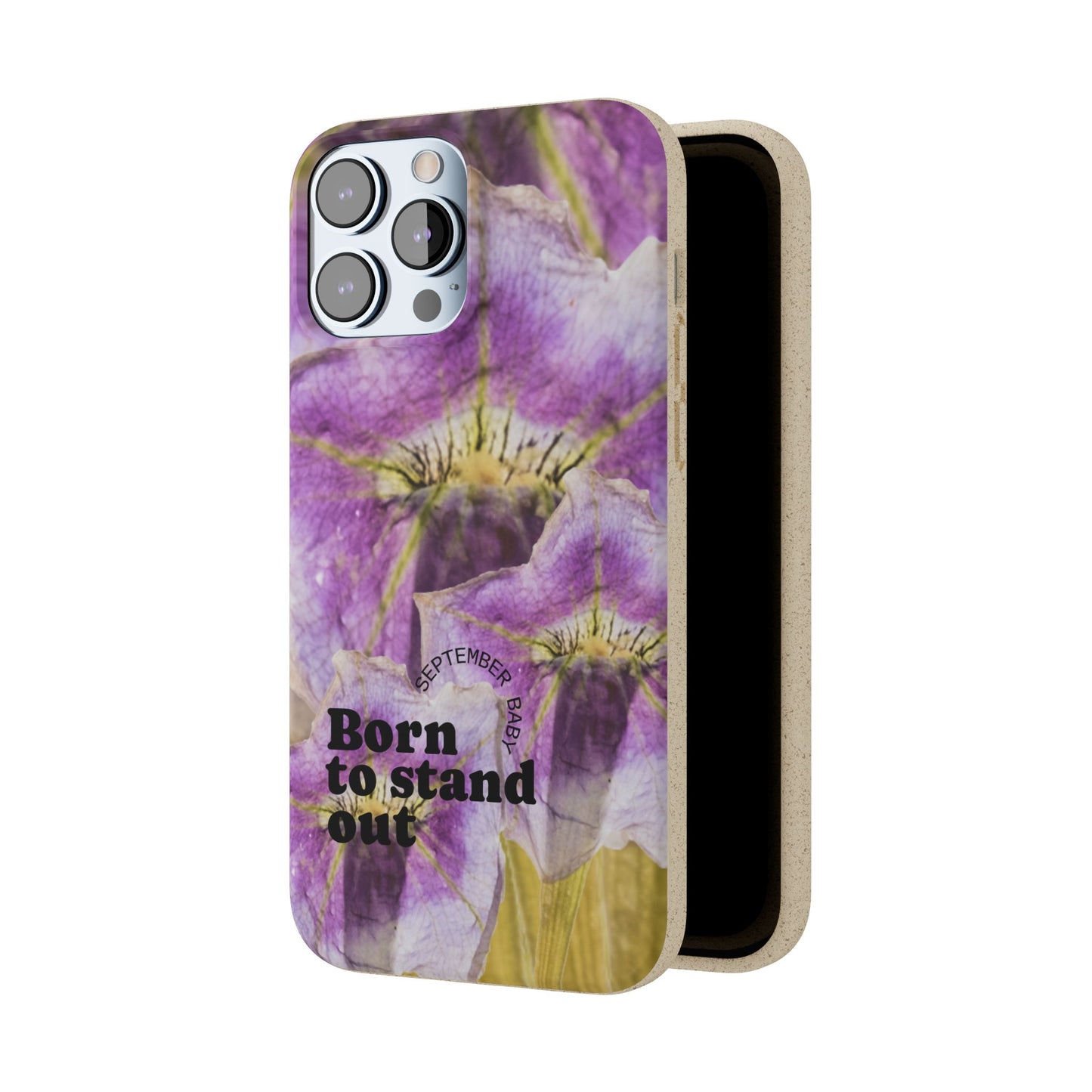 September Eco-friendly birth flower - Biodegradable case