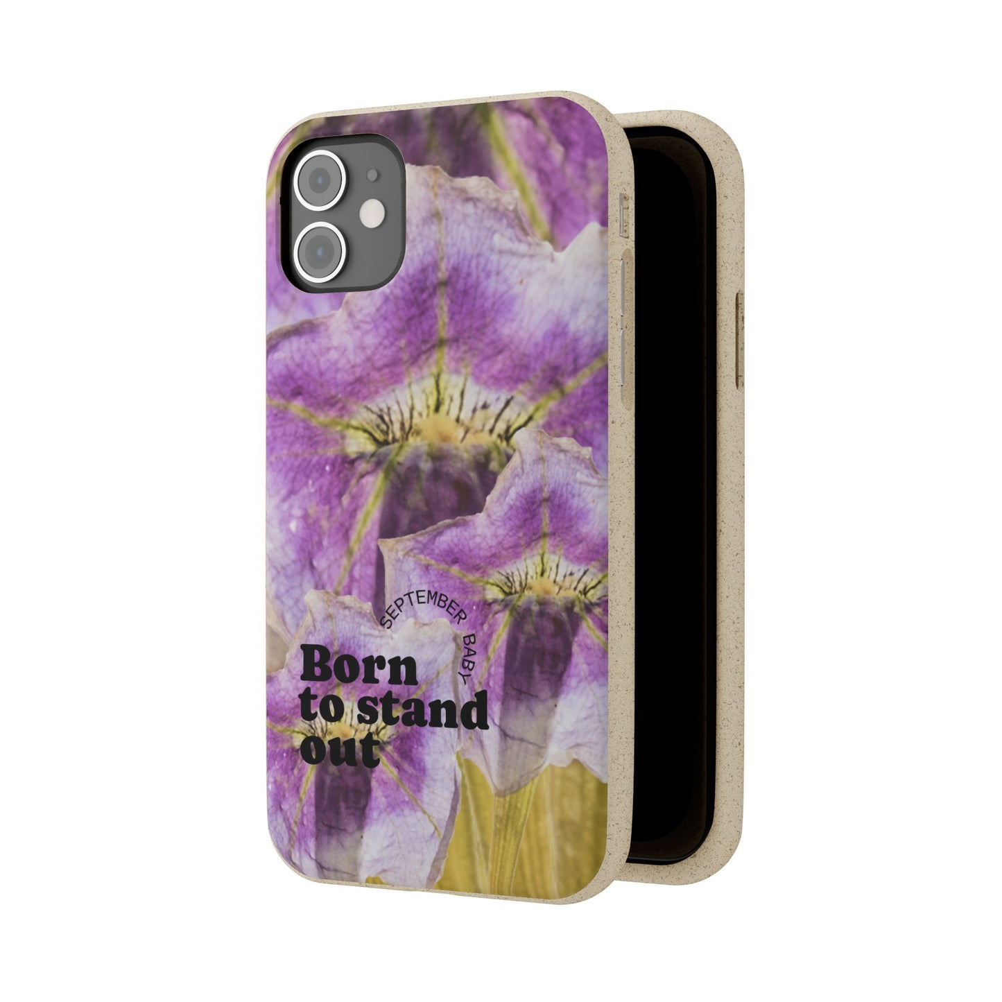 September Eco-friendly birth flower - Biodegradable case