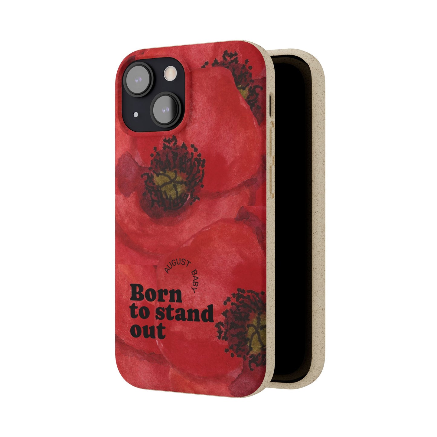 August Eco-friendly birth flower - Biodegradable case