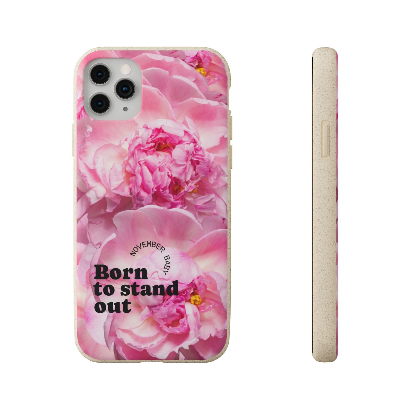 November Eco-friendly birth flower - Biodegradable case