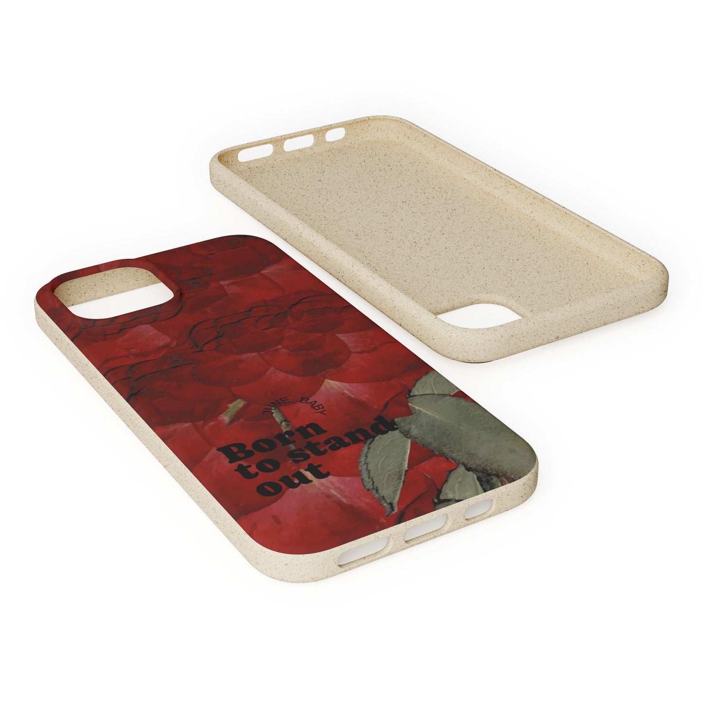 June Eco-friendly birth flower - Biodegradable case