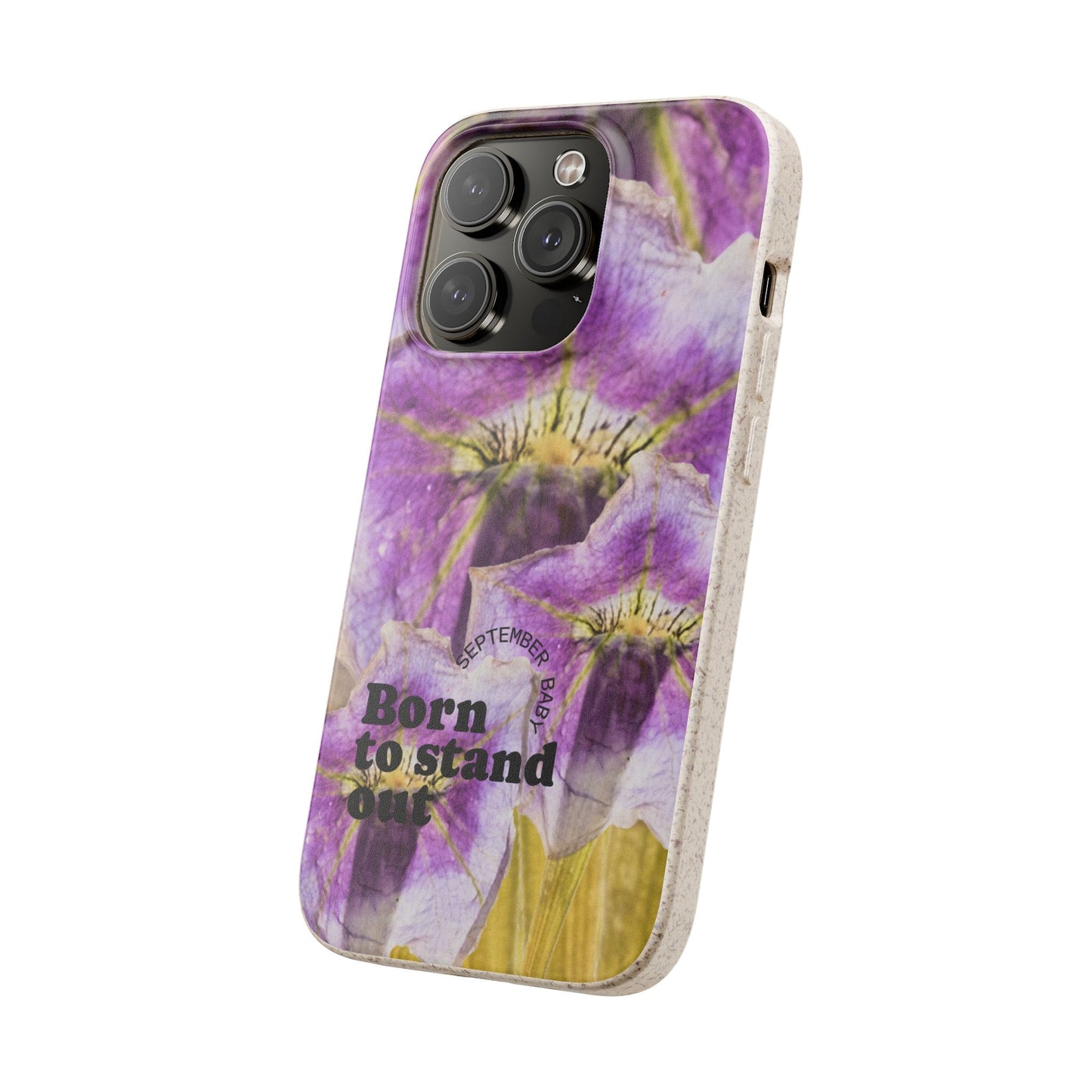 September Eco-friendly birth flower - Biodegradable case
