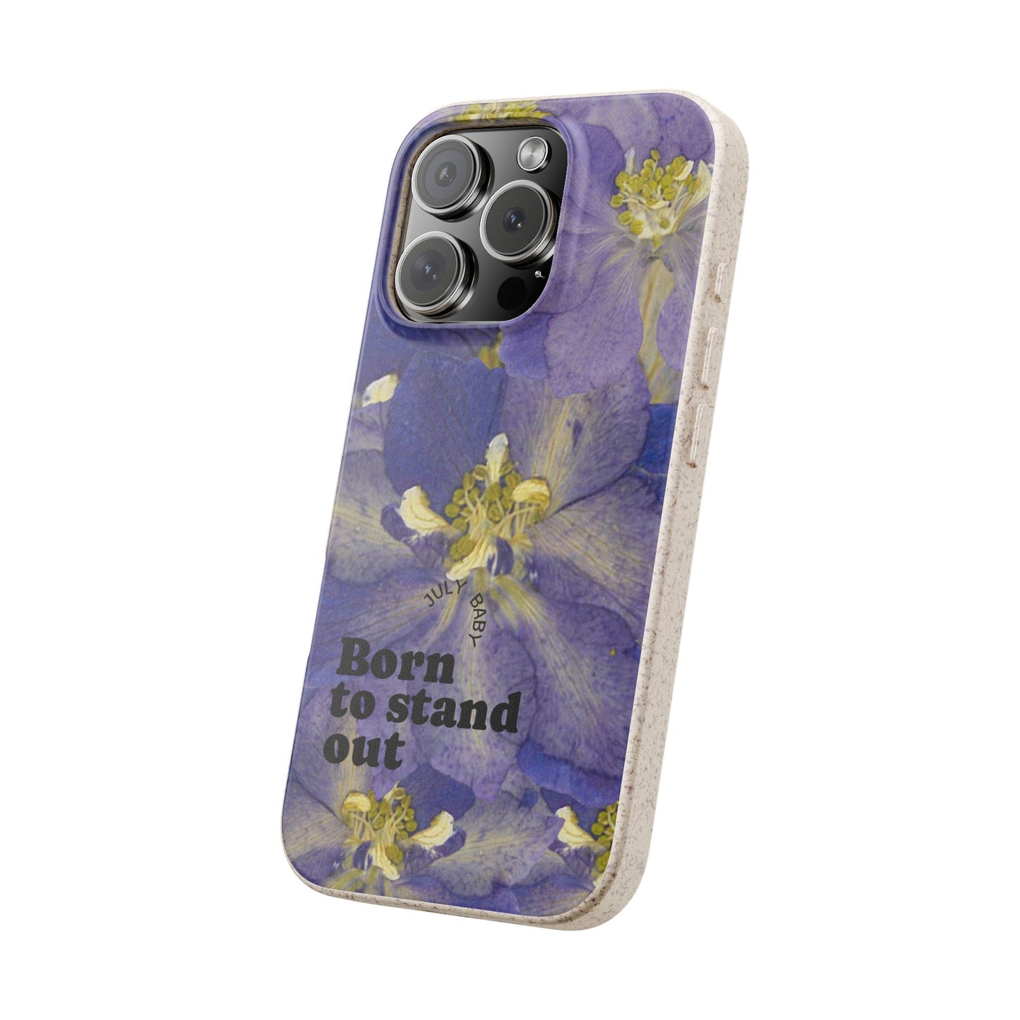 July Eco-friendly birth flower - Biodegradable case