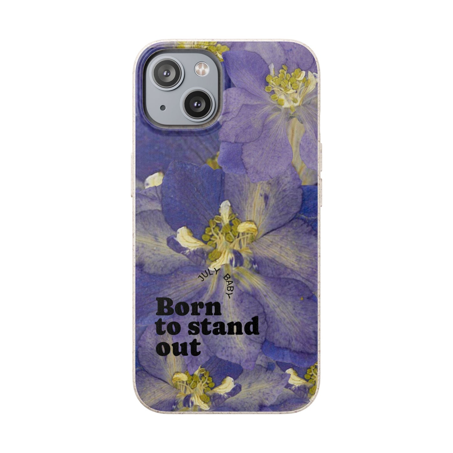 July Eco-friendly birth flower - Biodegradable case