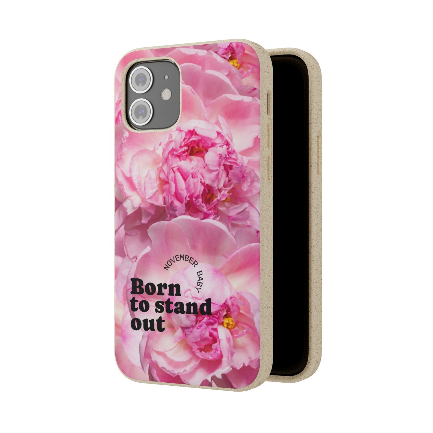 November Eco-friendly birth flower - Biodegradable case