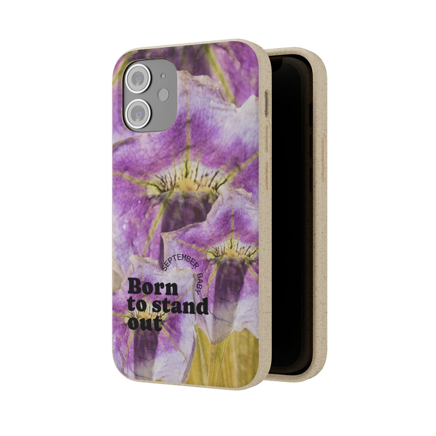 September Eco-friendly birth flower - Biodegradable case