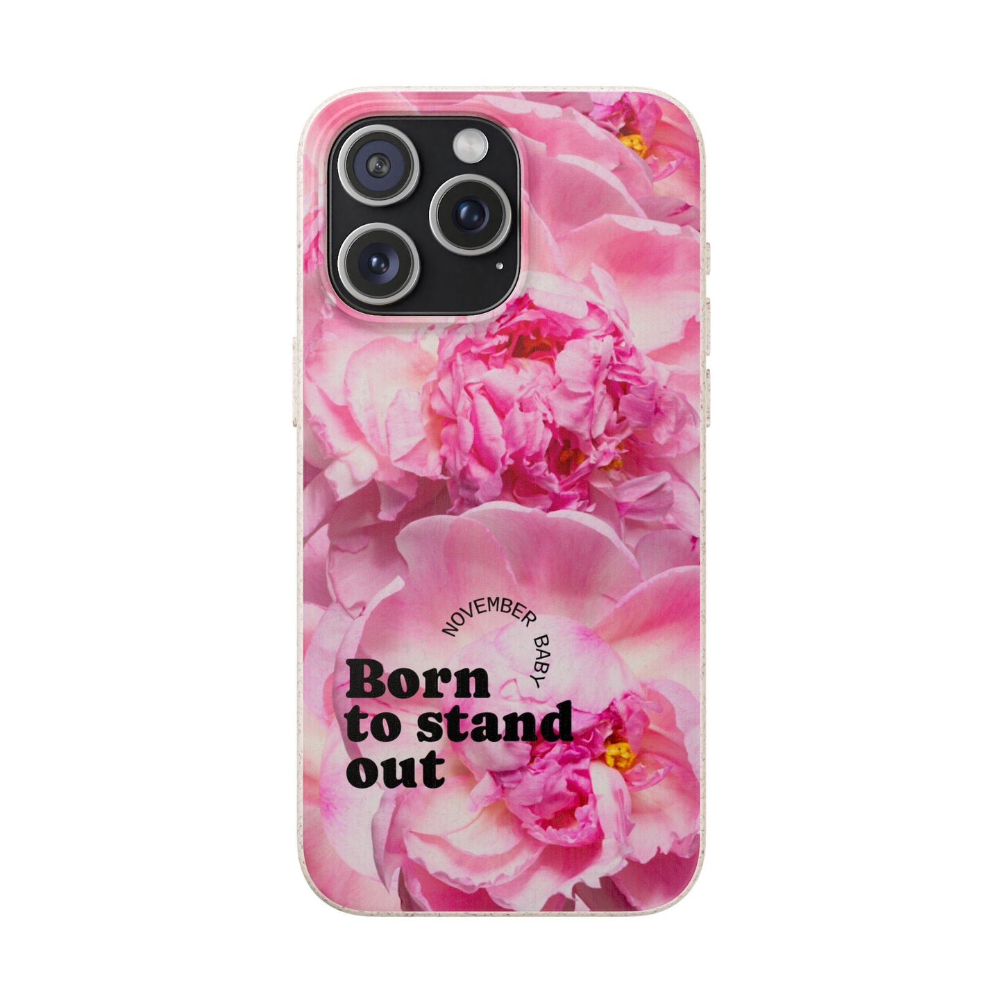 November Eco-friendly birth flower - Biodegradable case