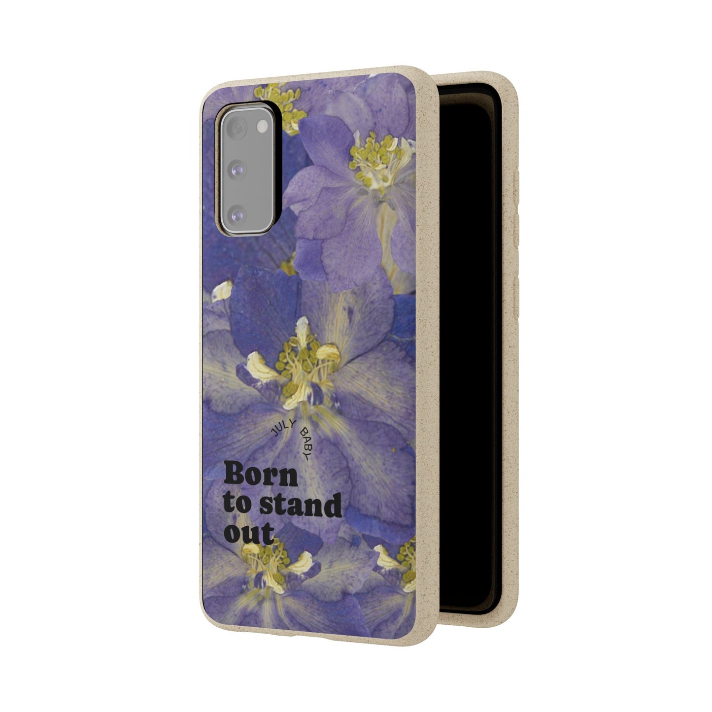 July Eco-friendly birth flower - Biodegradable case