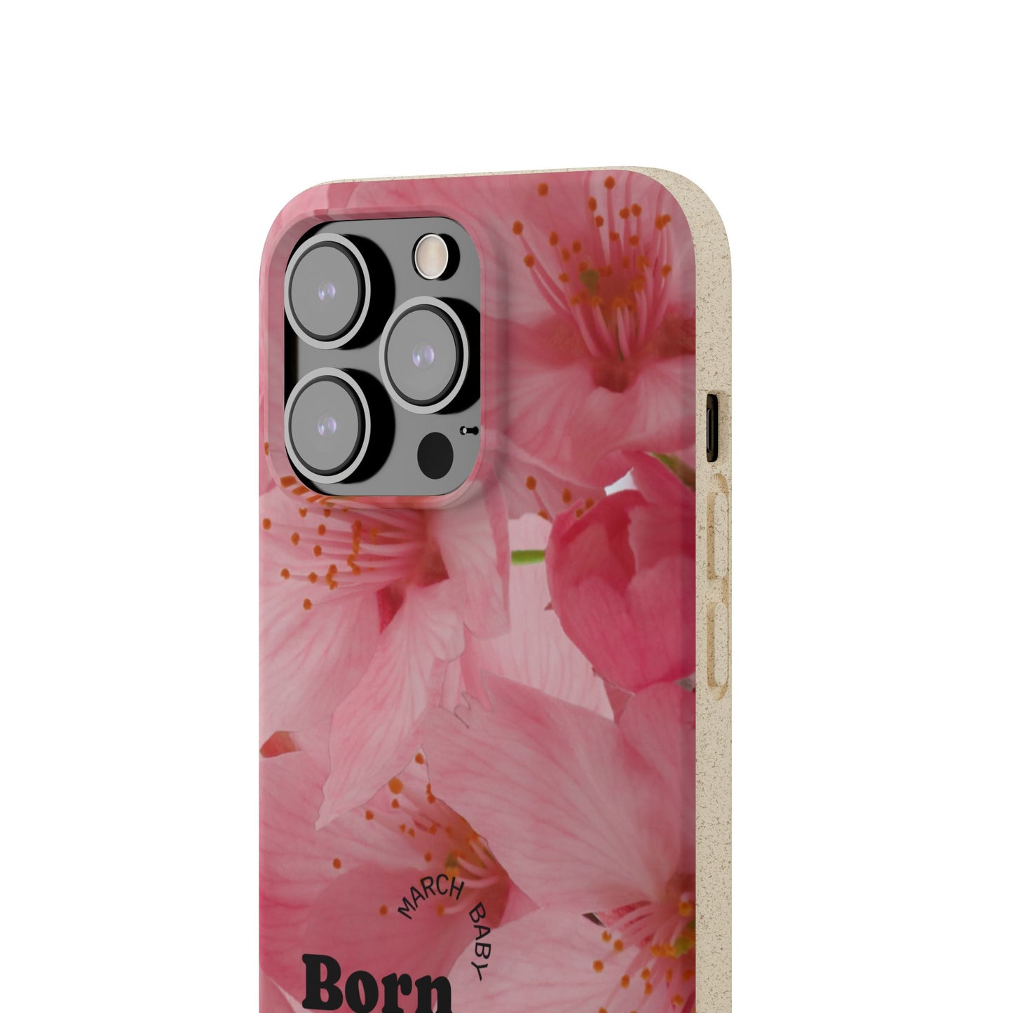 March Eco-friendly birth flower - Biodegradable case