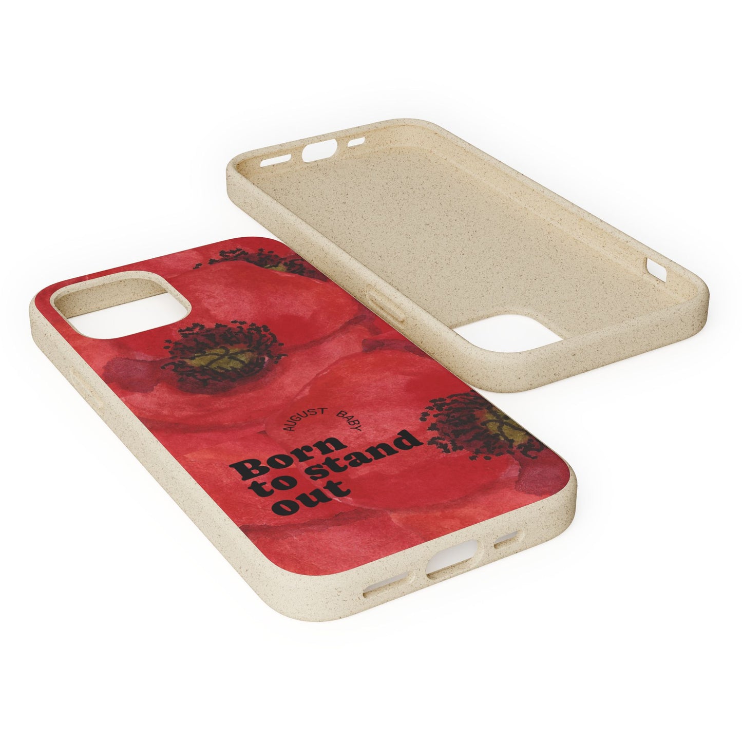 August Eco-friendly birth flower - Biodegradable case