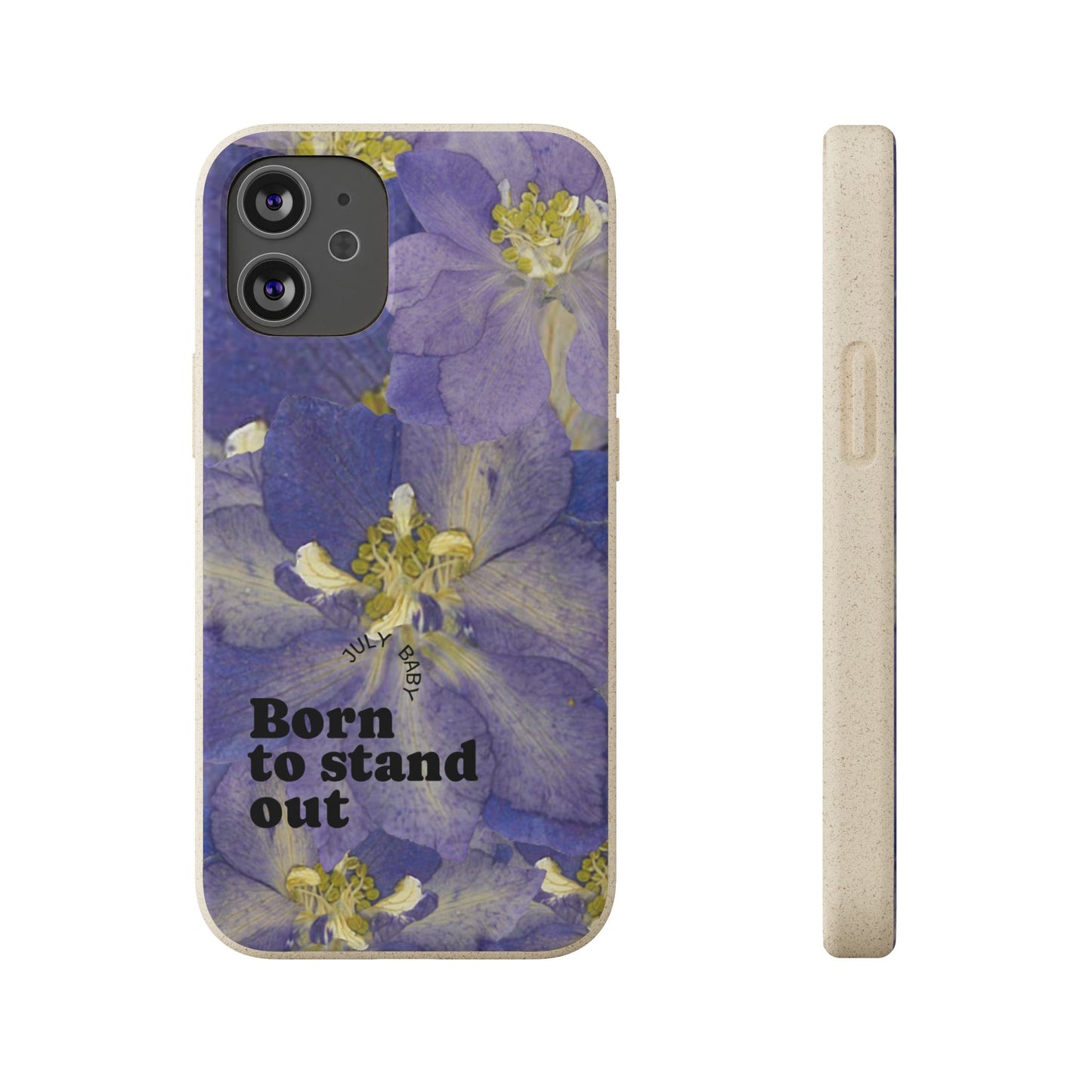 July Eco-friendly birth flower - Biodegradable case