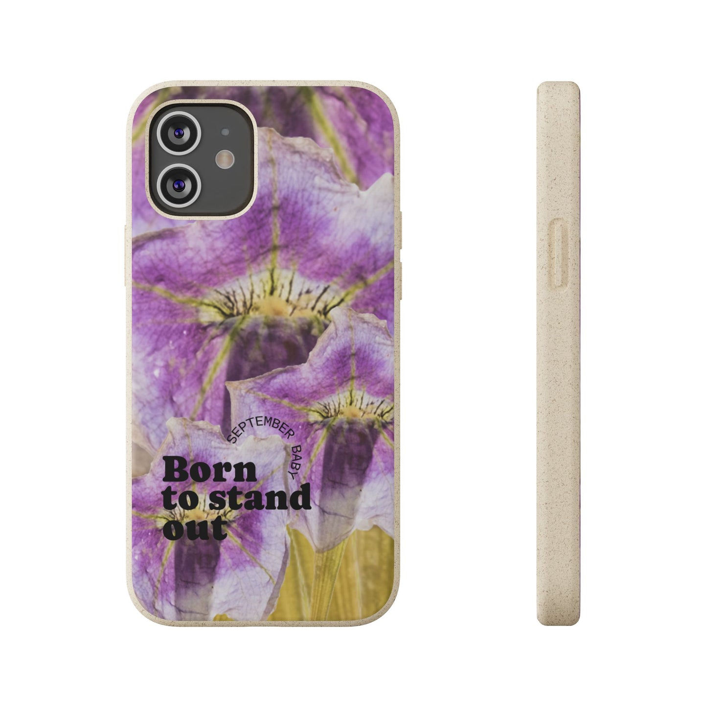 September Eco-friendly birth flower - Biodegradable case