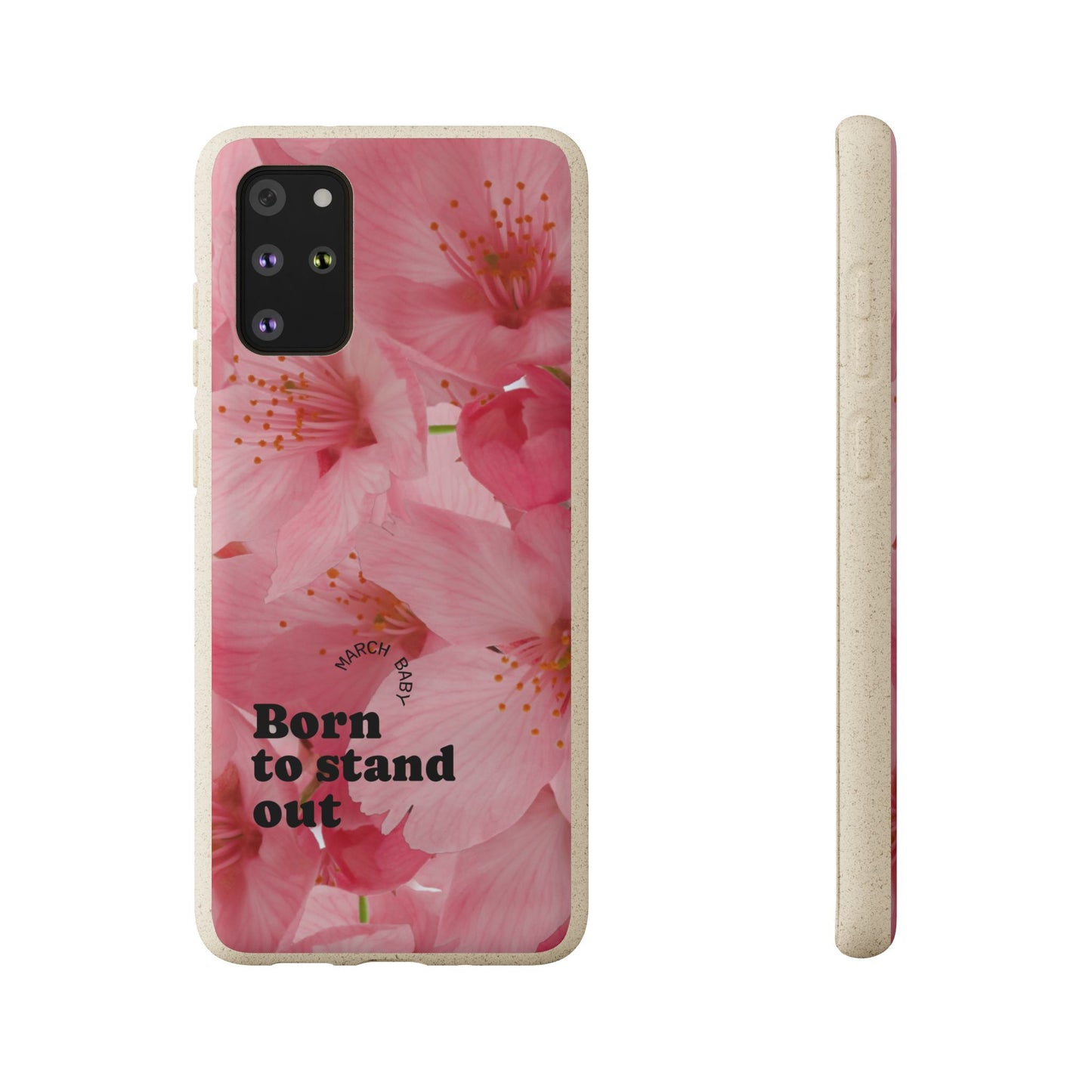 March Eco-friendly birth flower - Biodegradable case