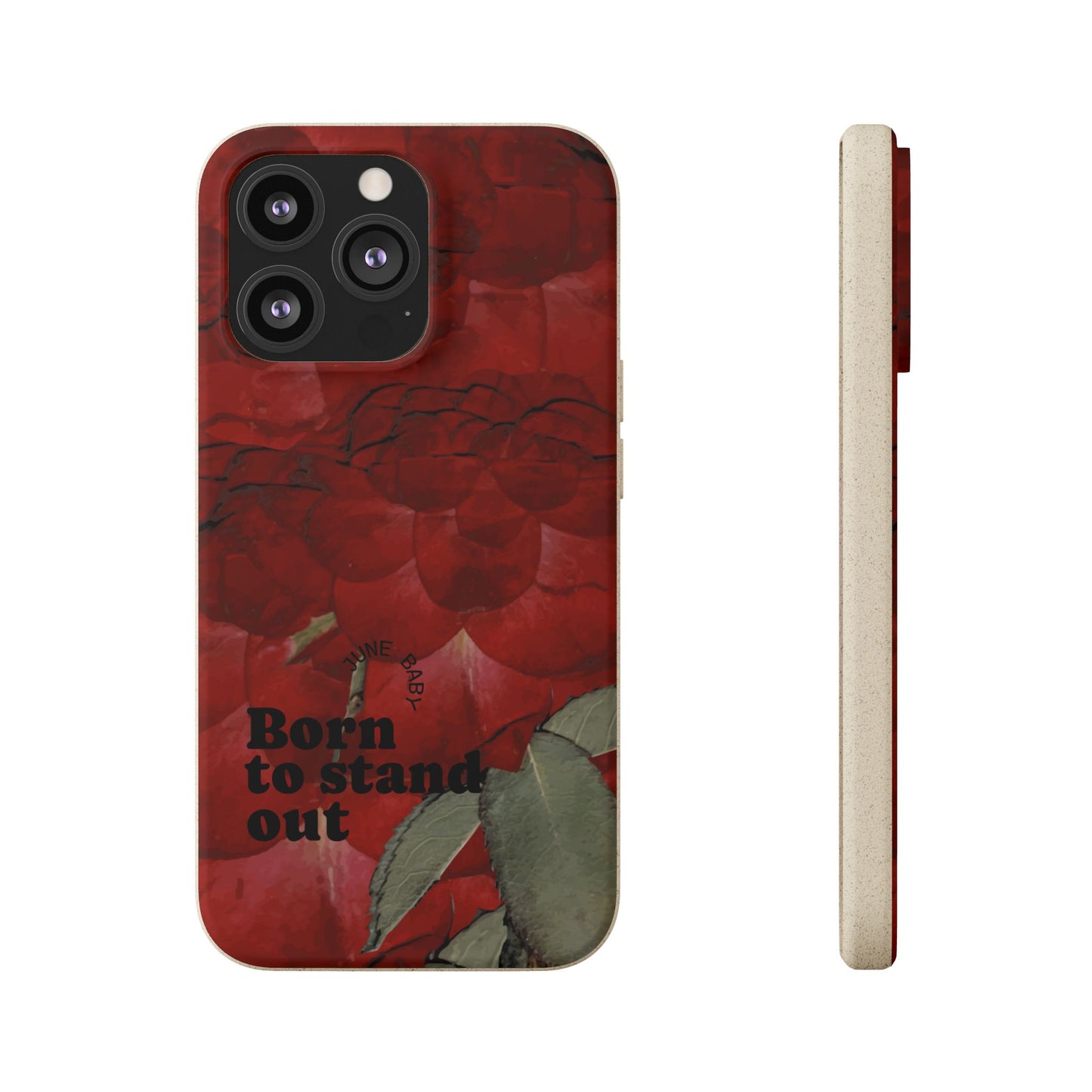 June Eco-friendly birth flower - Biodegradable case