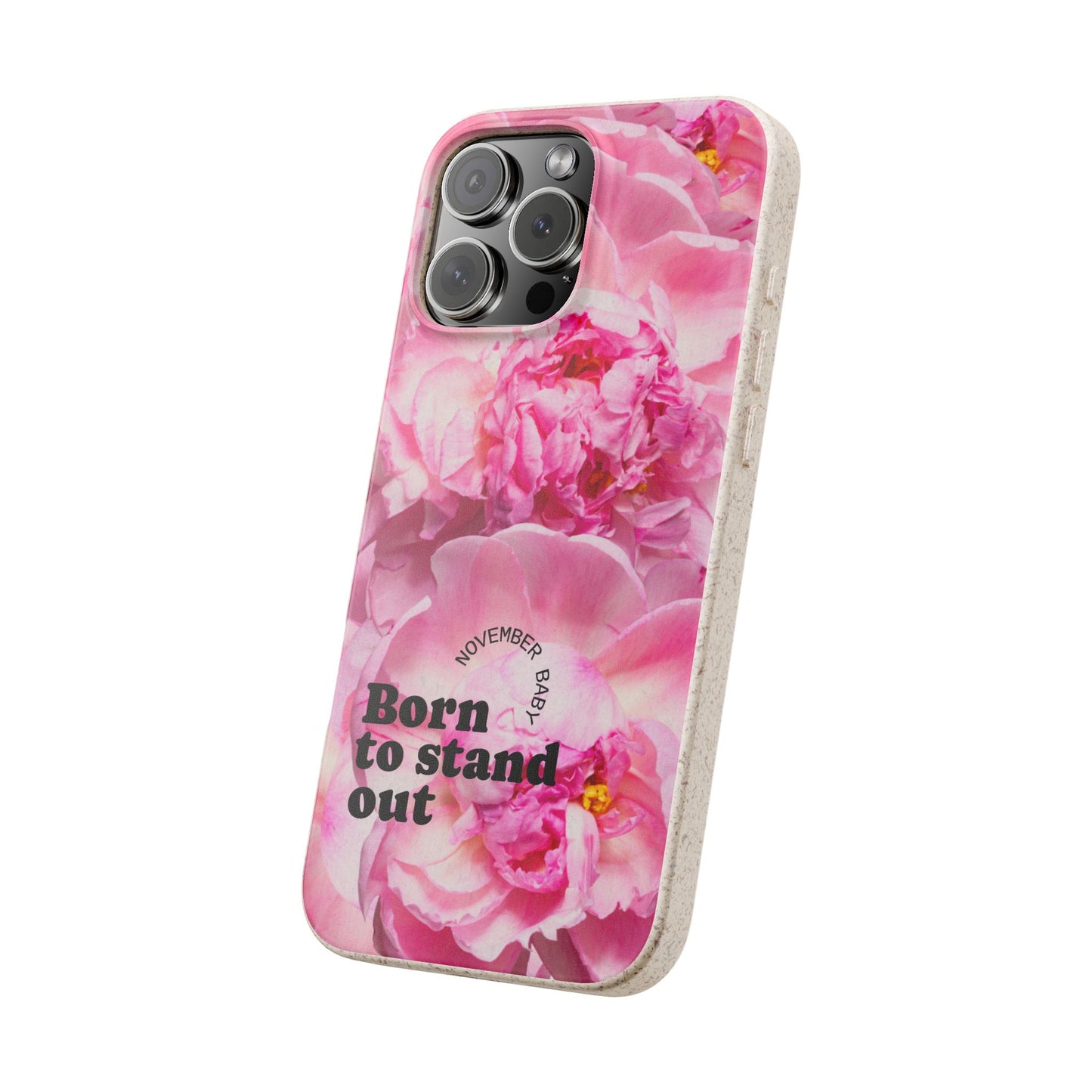 November Eco-friendly birth flower - Biodegradable case
