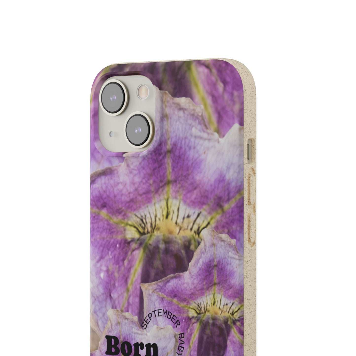 September Eco-friendly birth flower - Biodegradable case