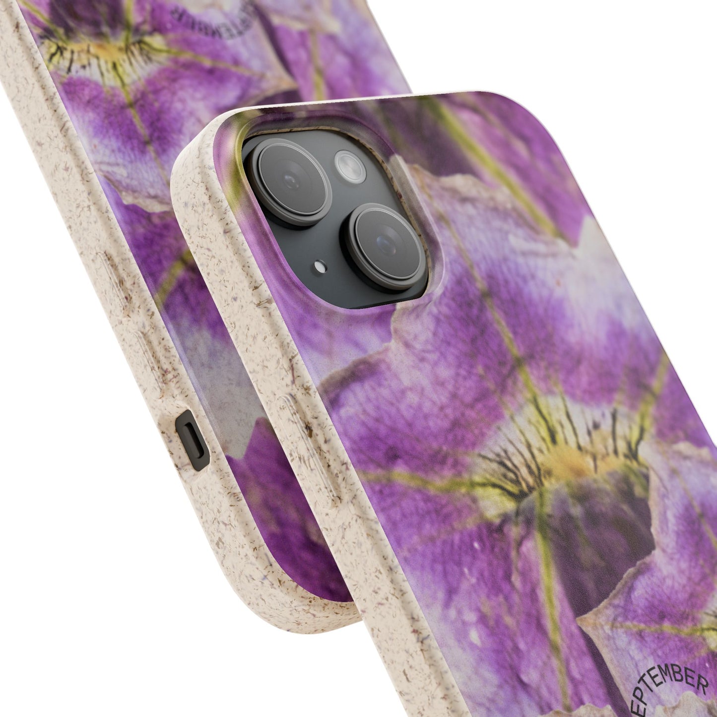 September Eco-friendly birth flower - Biodegradable case