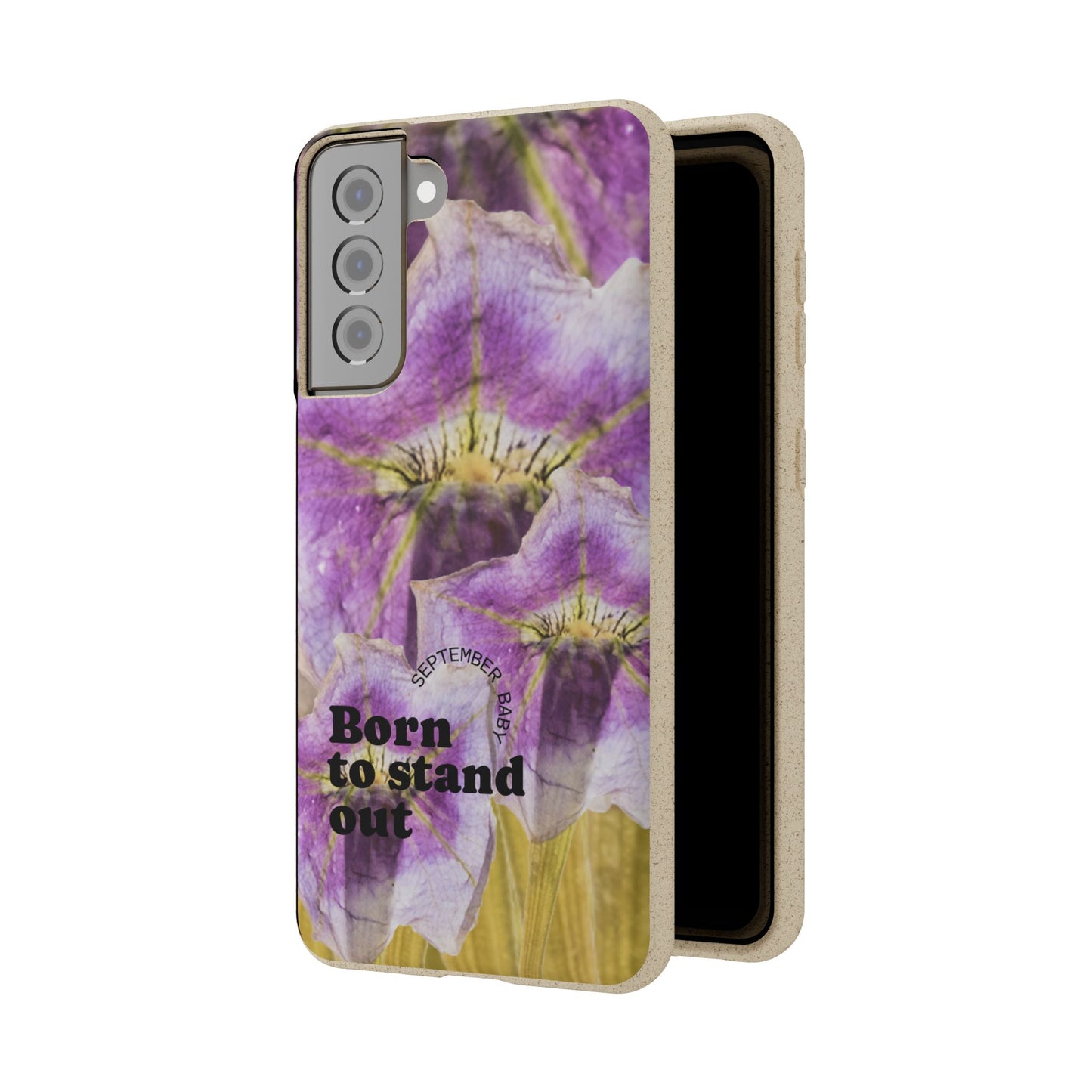September Eco-friendly birth flower - Biodegradable case