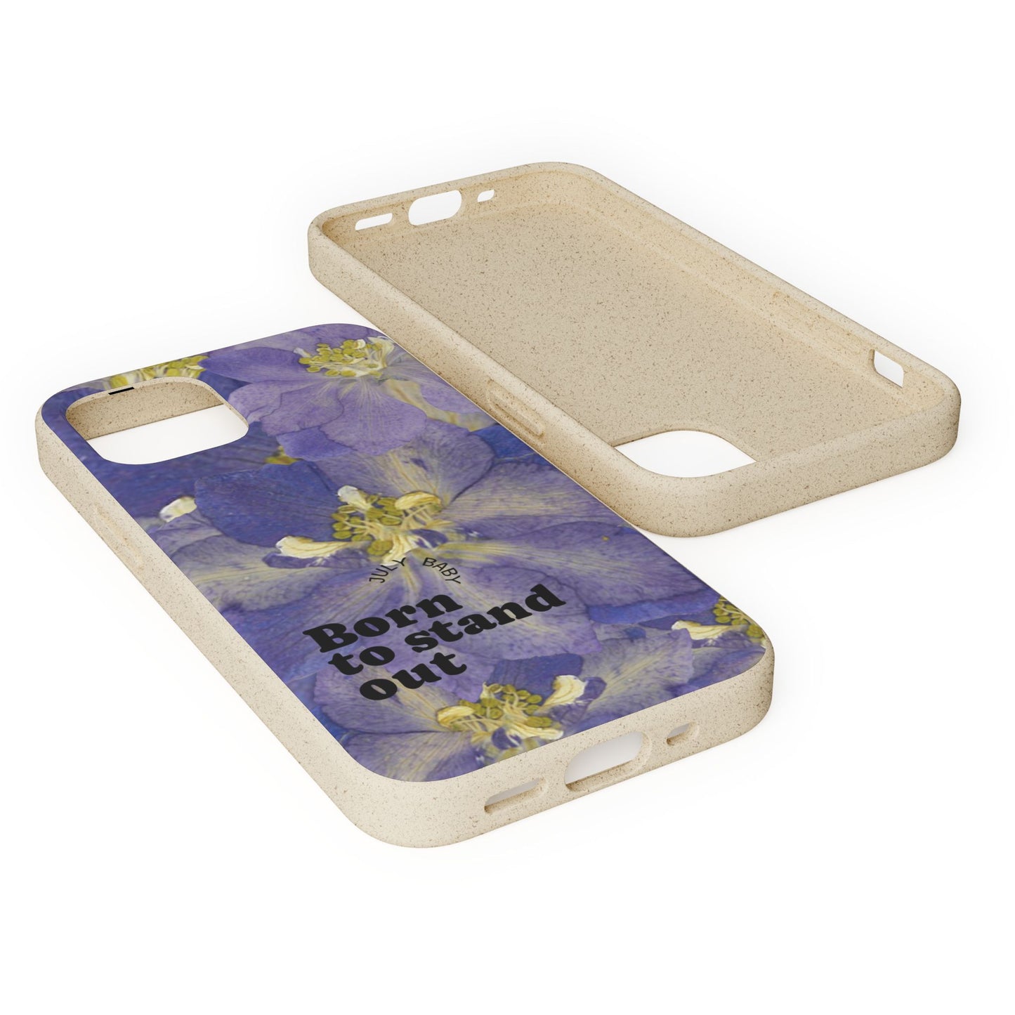 July Eco-friendly birth flower - Biodegradable case