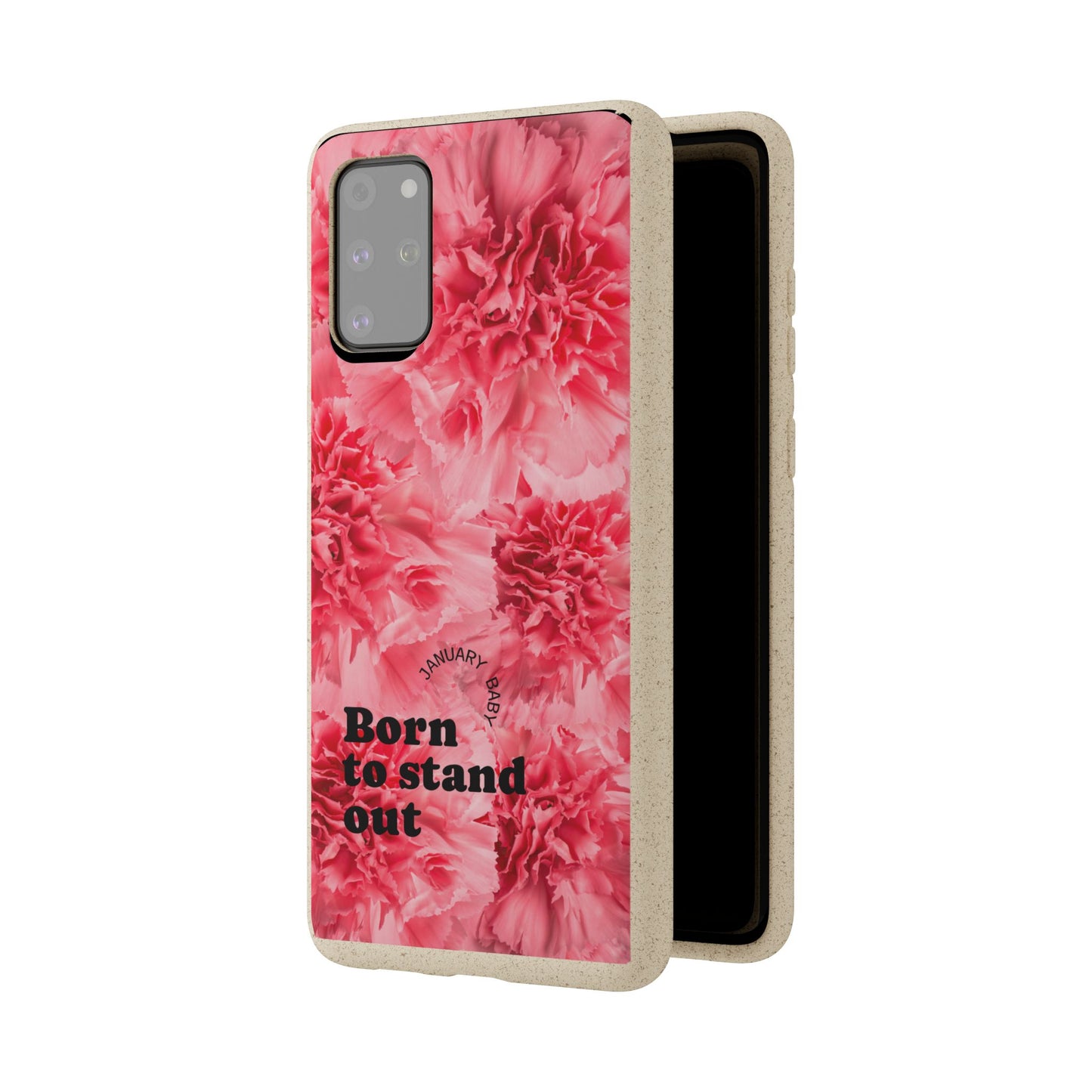 January Eco-friendly birth flower - Biodegradable case