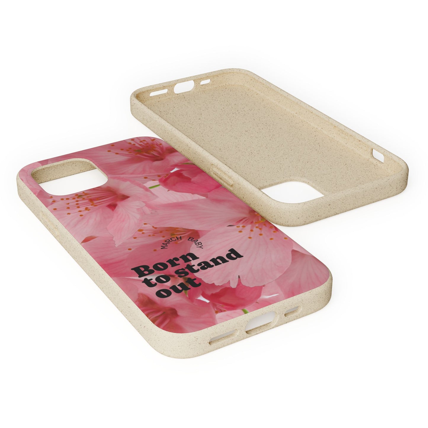 March Eco-friendly birth flower - Biodegradable case