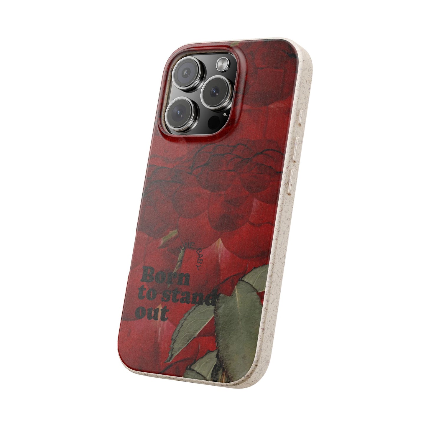 June Eco-friendly birth flower - Biodegradable case
