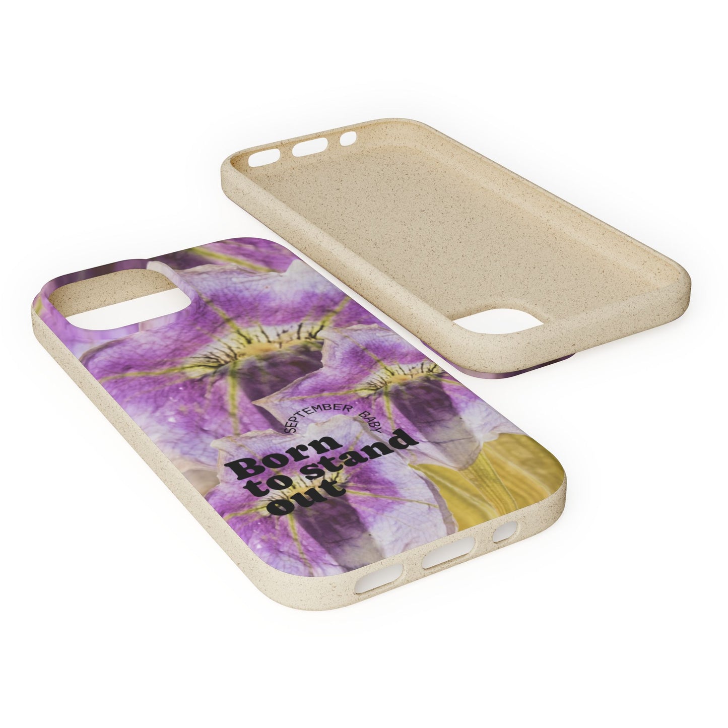 September Eco-friendly birth flower - Biodegradable case