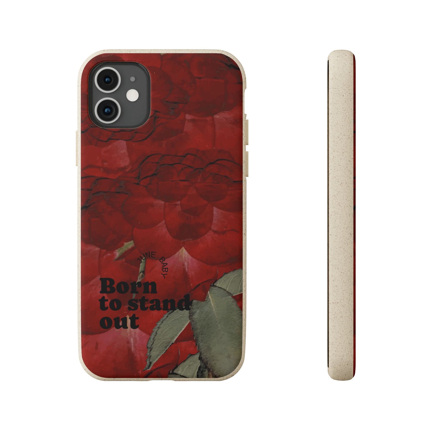 June Eco-friendly birth flower - Biodegradable case