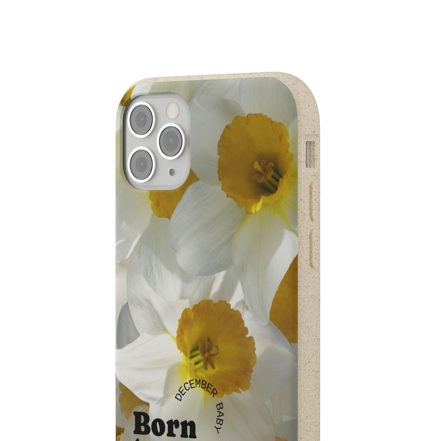 December Eco-friendly birth flower - Biodegradable case