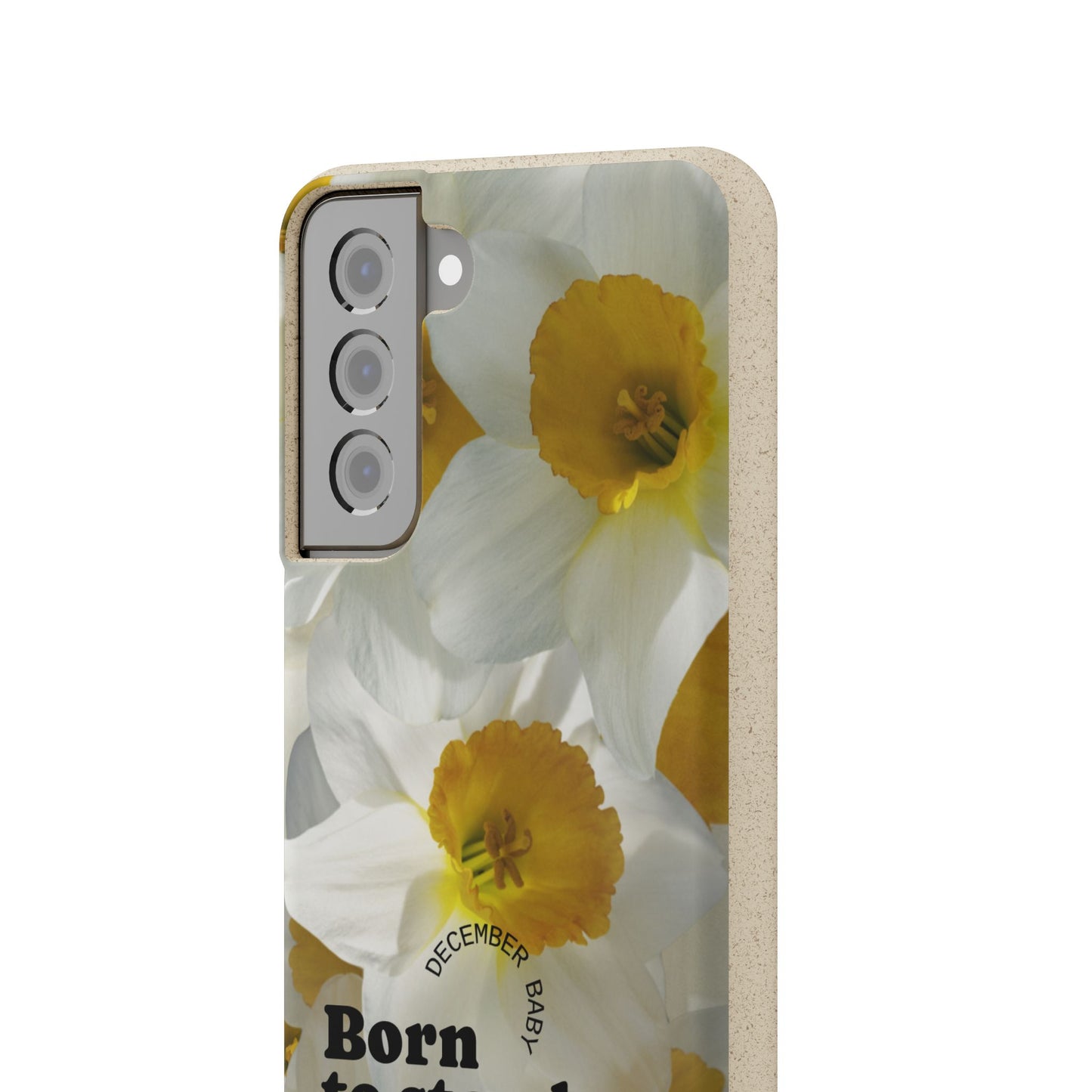 December Eco-friendly birth flower - Biodegradable case