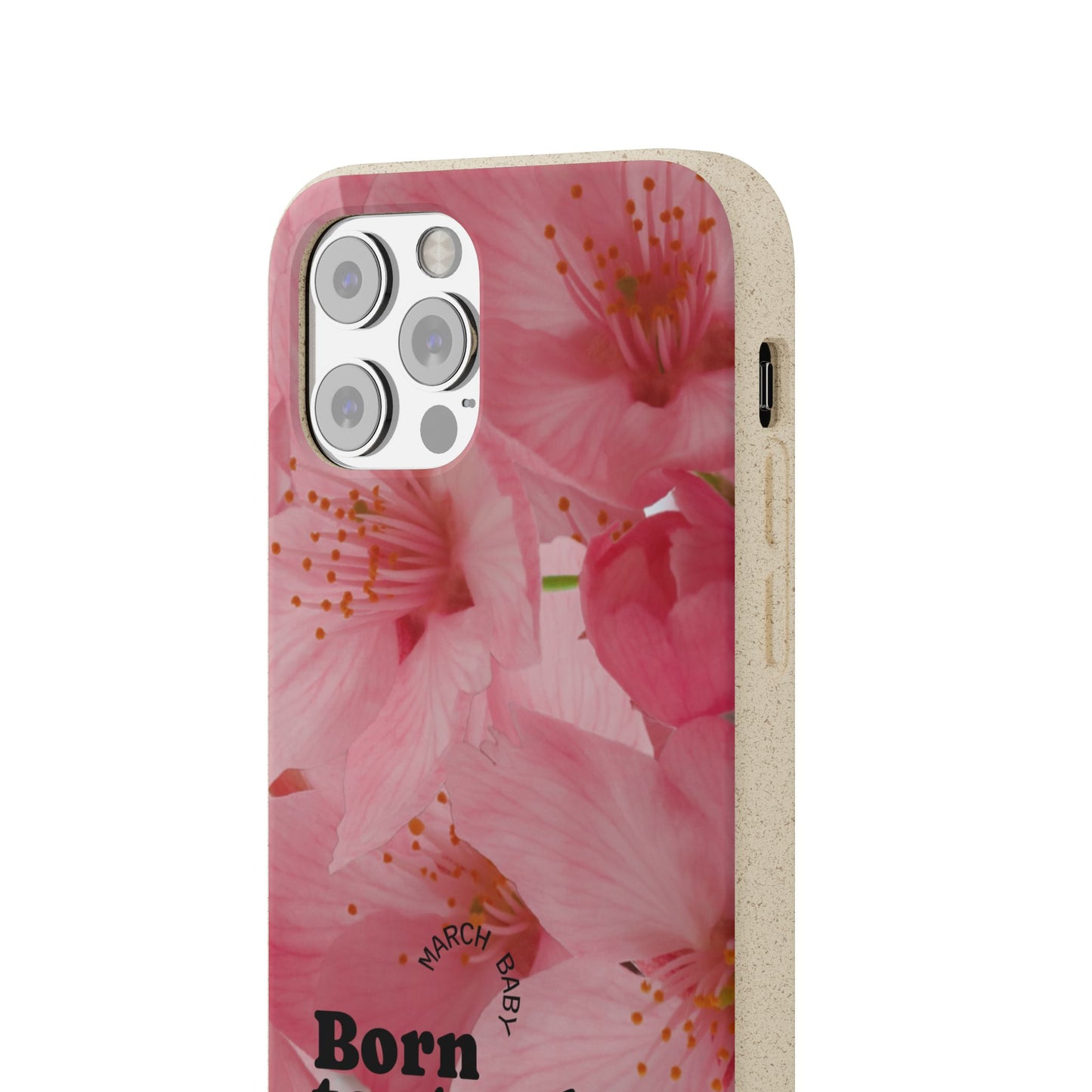 March Eco-friendly birth flower - Biodegradable case