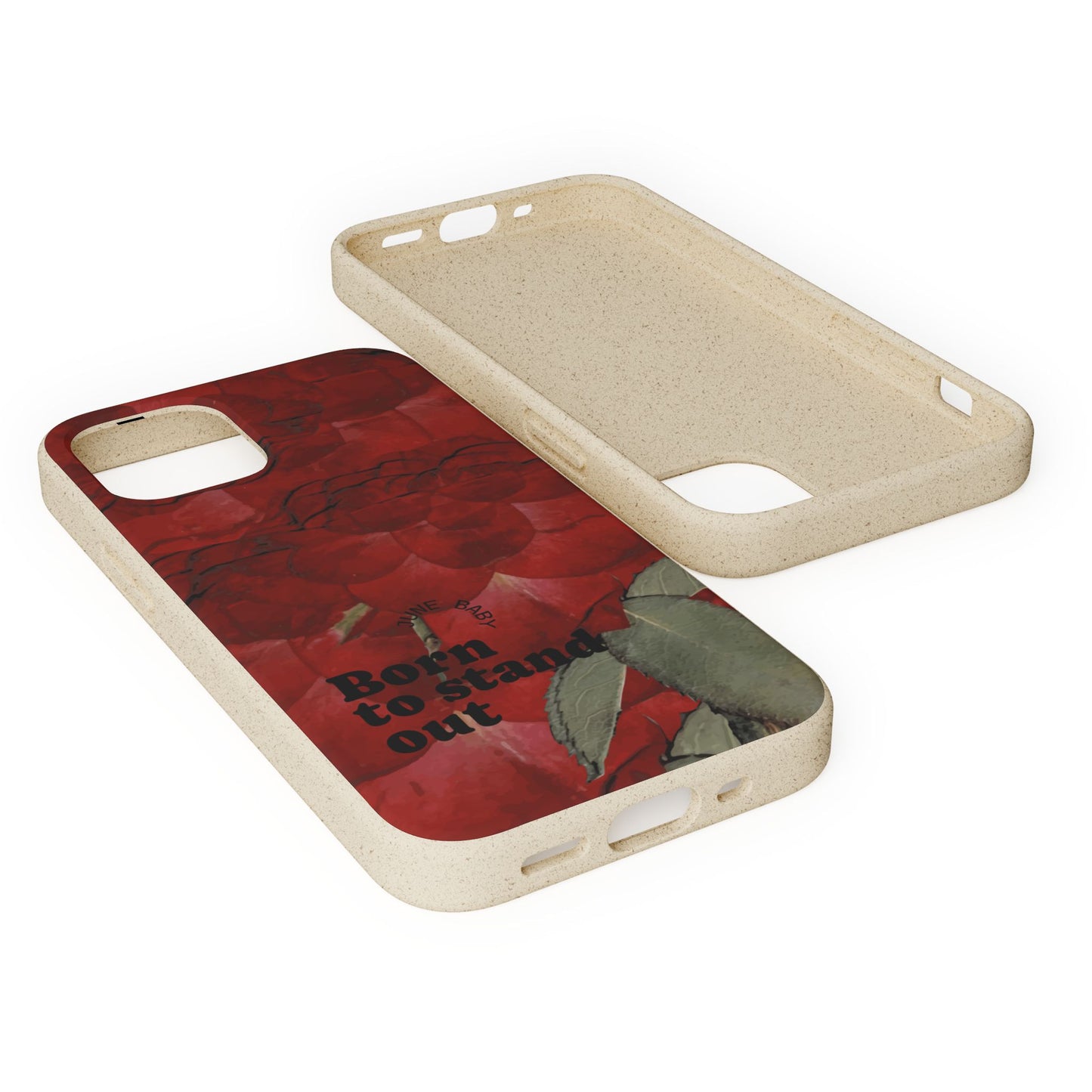 June Eco-friendly birth flower - Biodegradable case