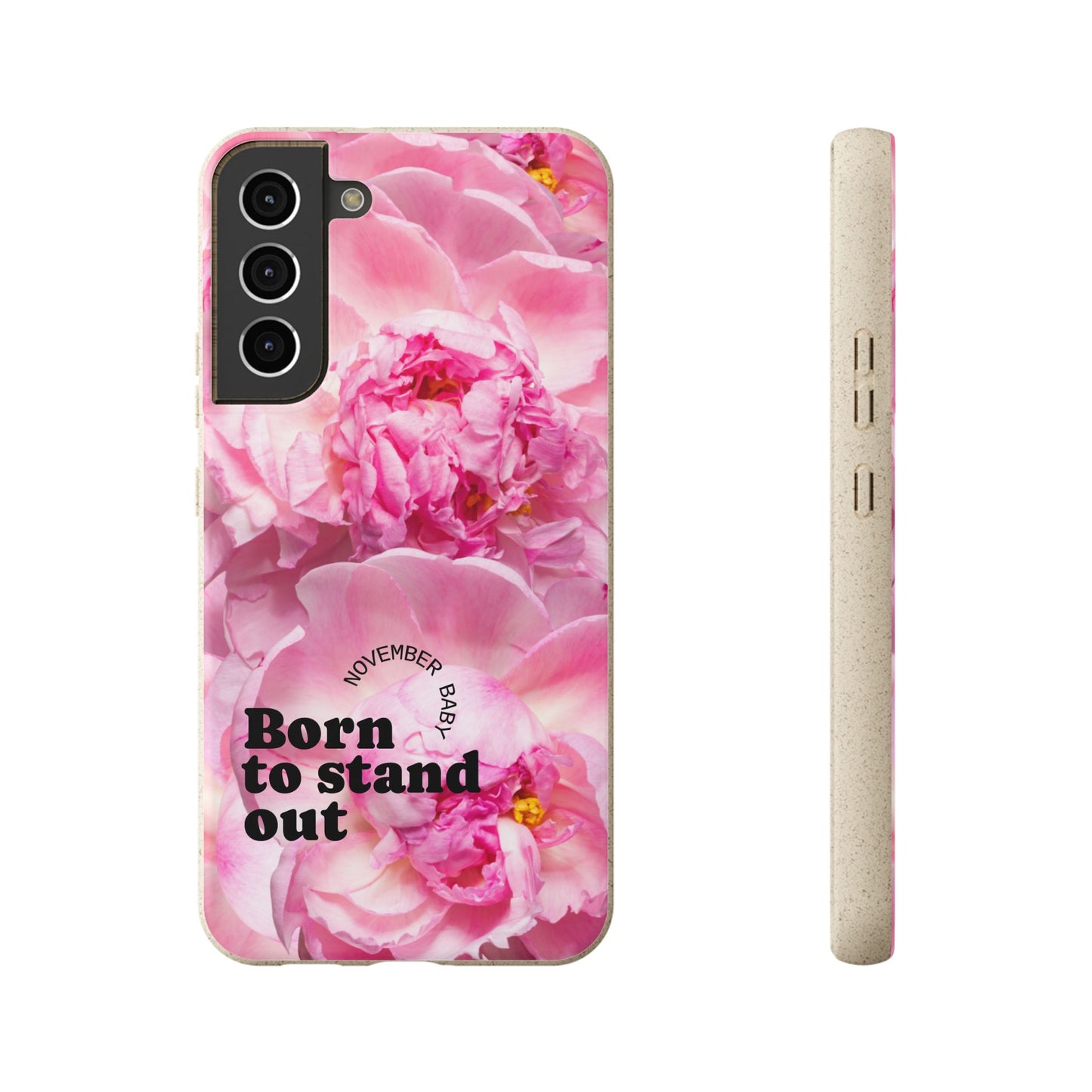 November Eco-friendly birth flower - Biodegradable case