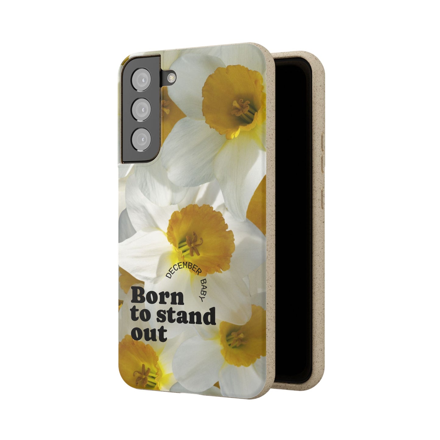 December Eco-friendly birth flower - Biodegradable case