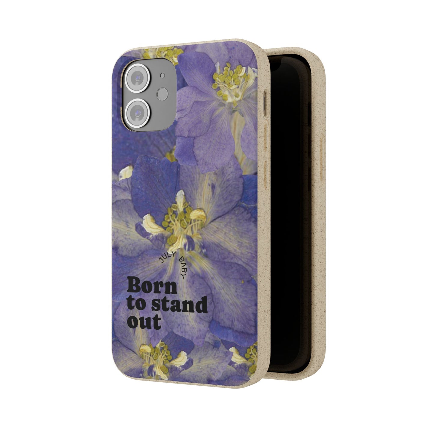 July Eco-friendly birth flower - Biodegradable case