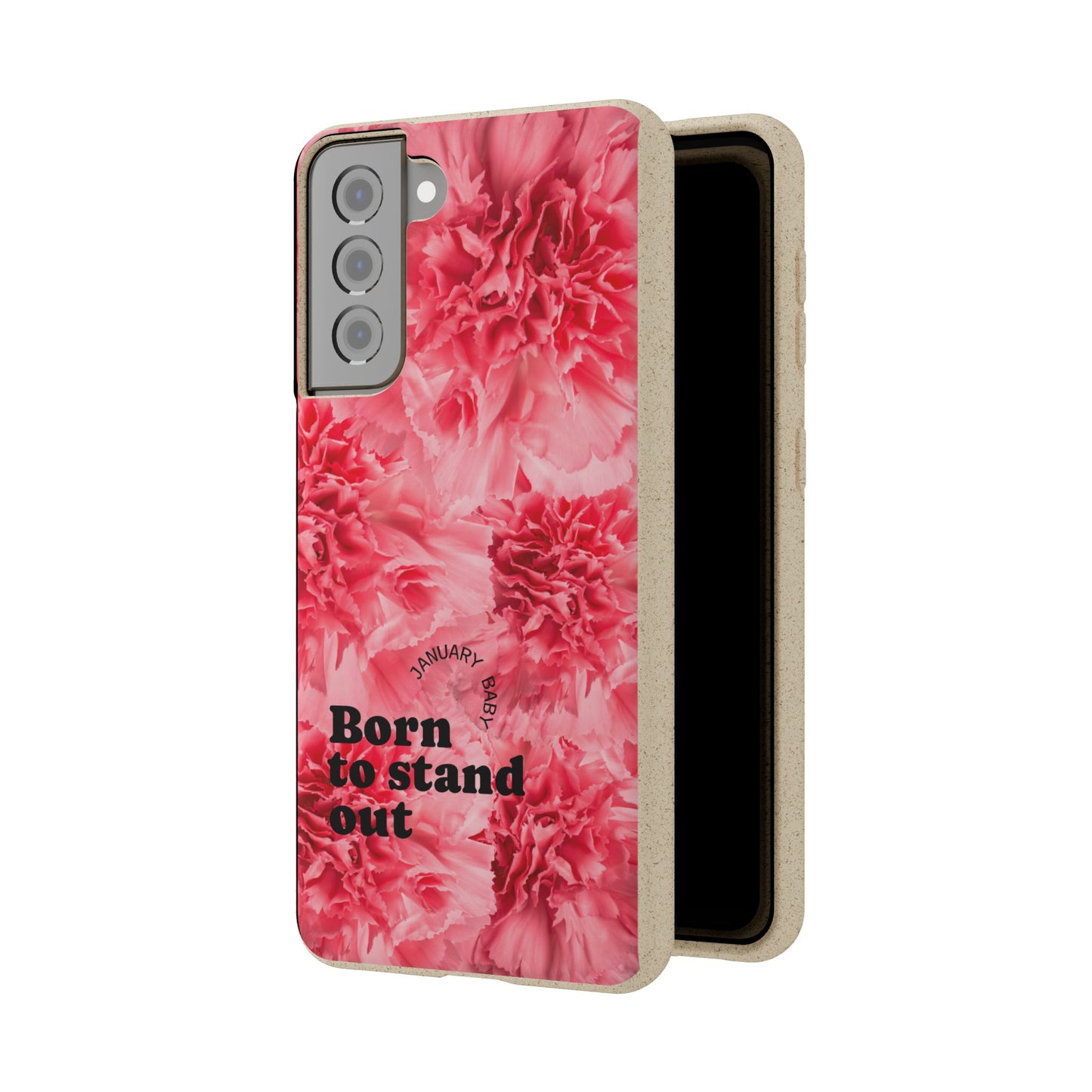 January Eco-friendly birth flower - Biodegradable case