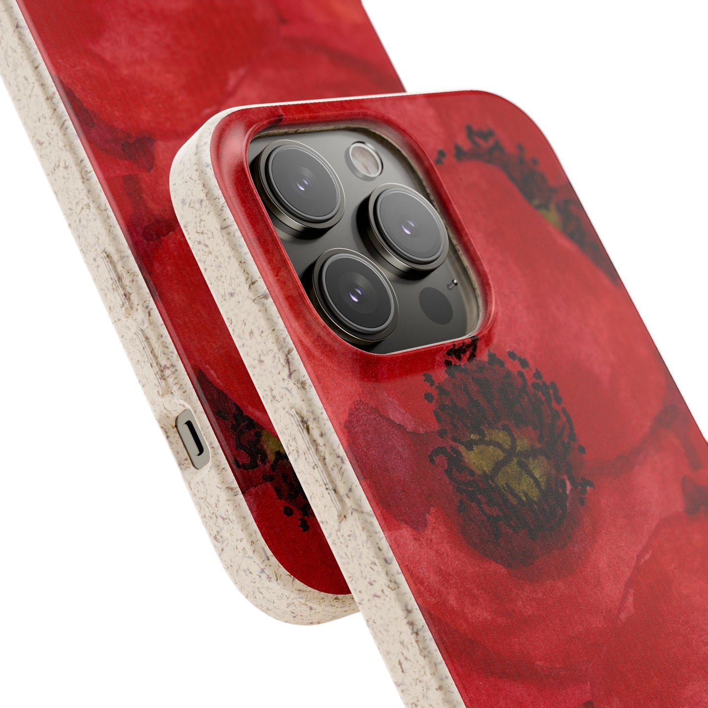 Poppy flower - Biodegradable case