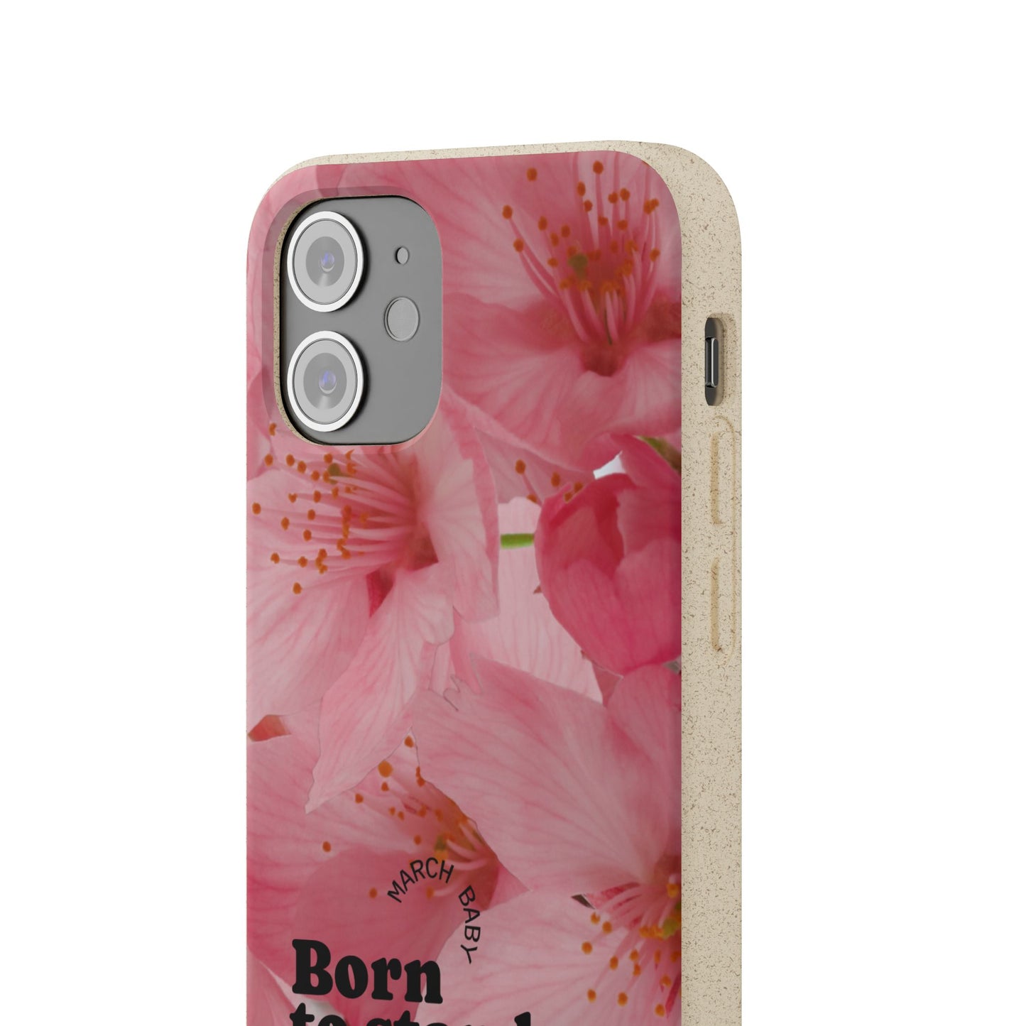 March Eco-friendly birth flower - Biodegradable case