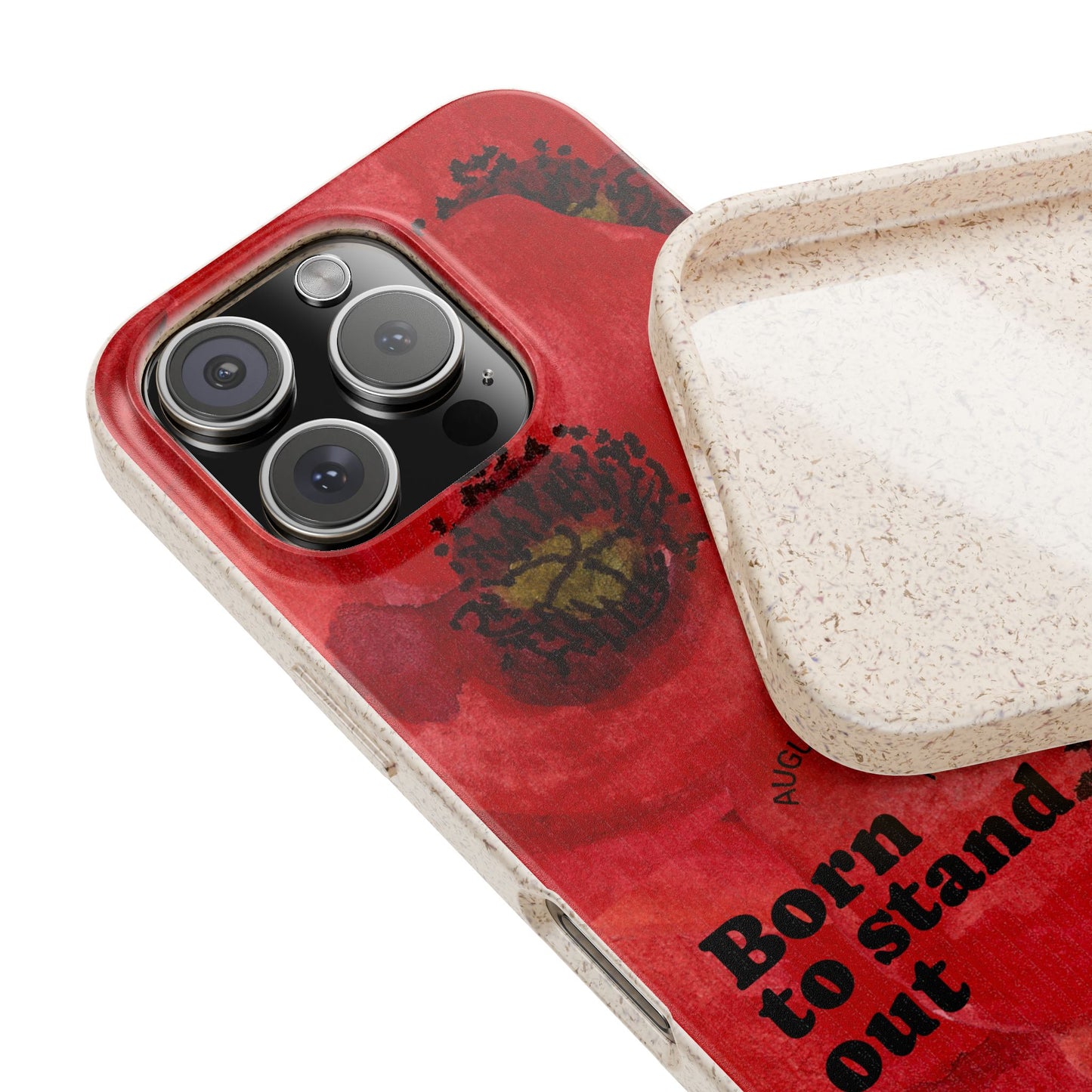 August Eco-friendly birth flower - Biodegradable case