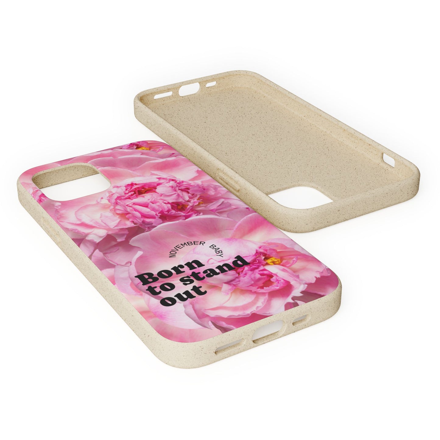 November Eco-friendly birth flower - Biodegradable case