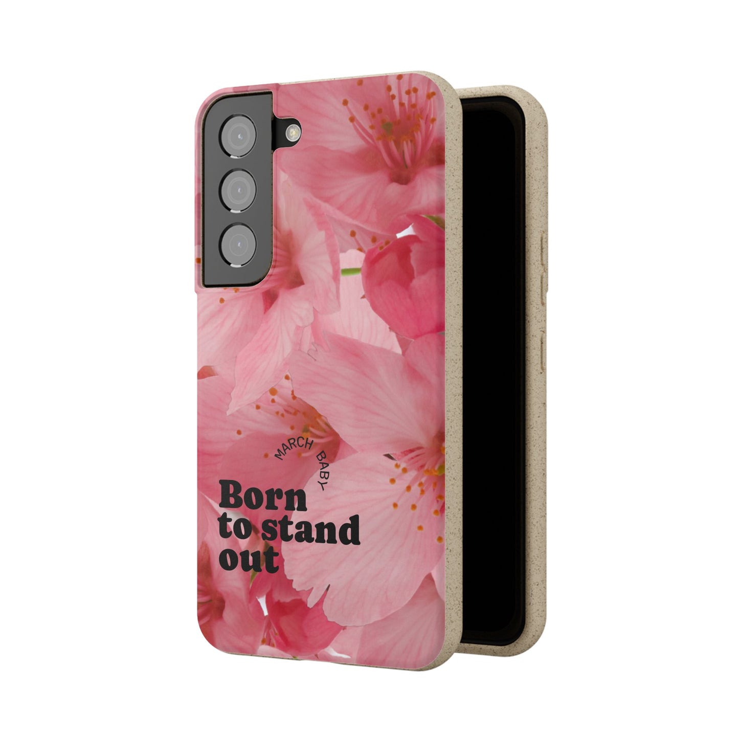 March Eco-friendly birth flower - Biodegradable case