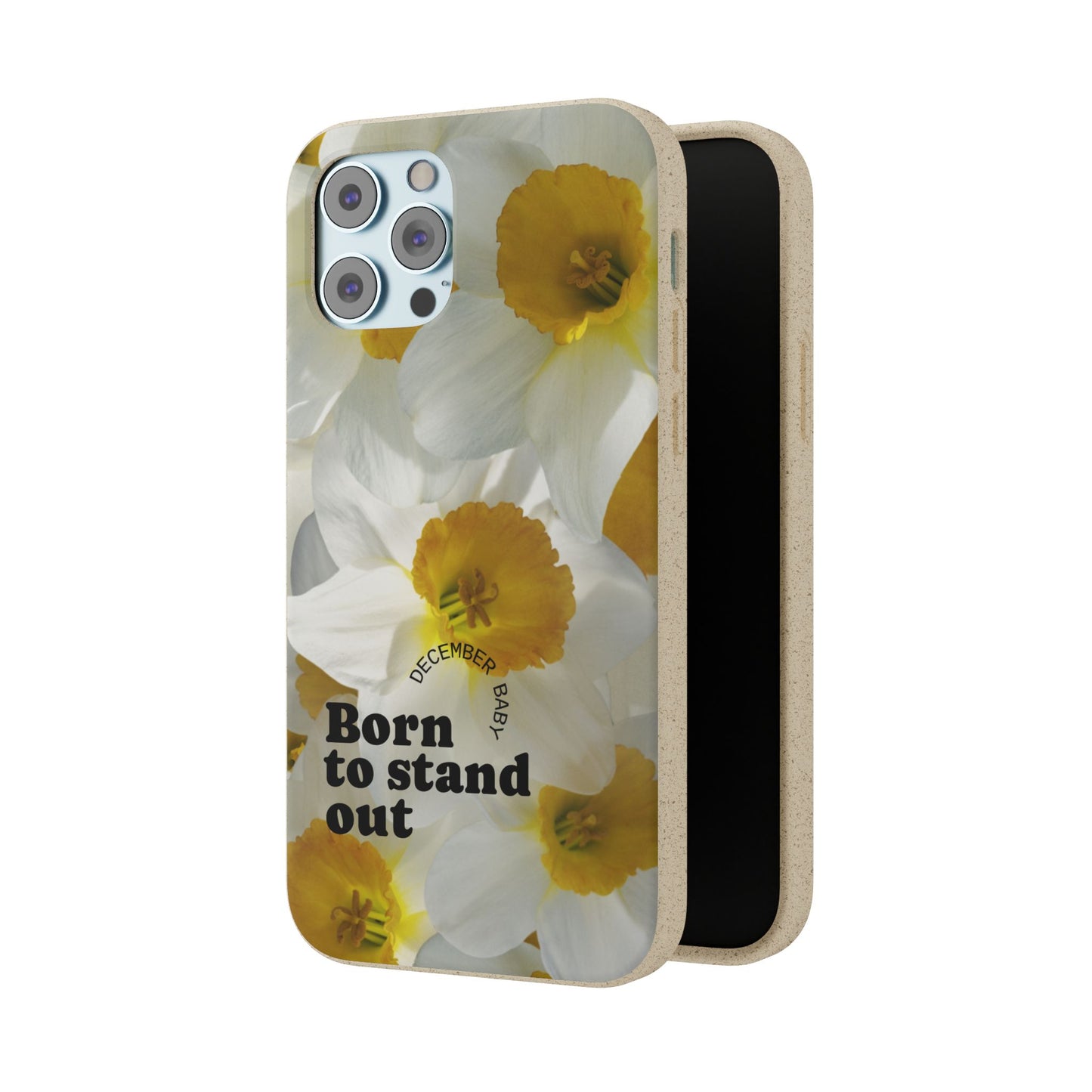 December Eco-friendly birth flower - Biodegradable case