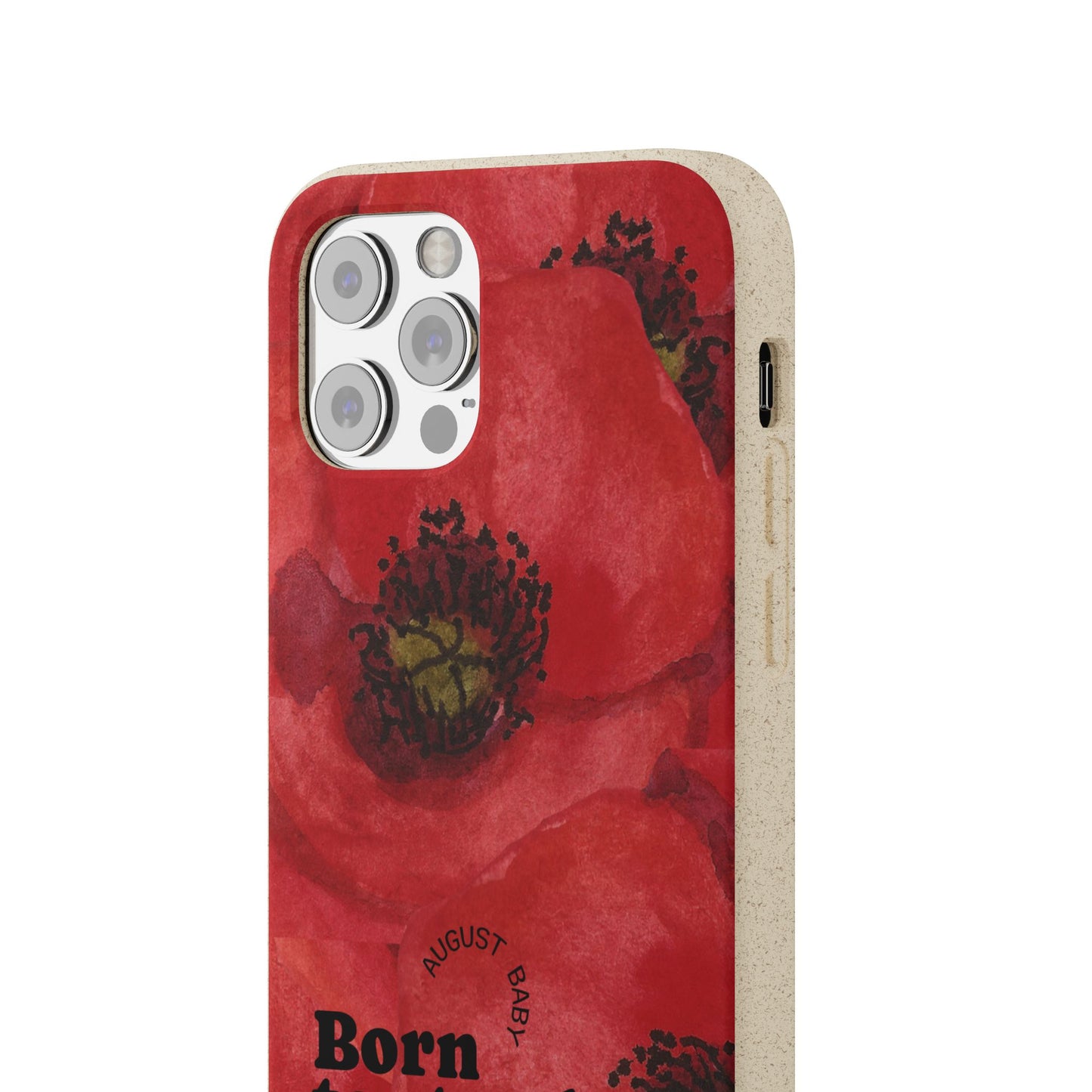 August Eco-friendly birth flower - Biodegradable case