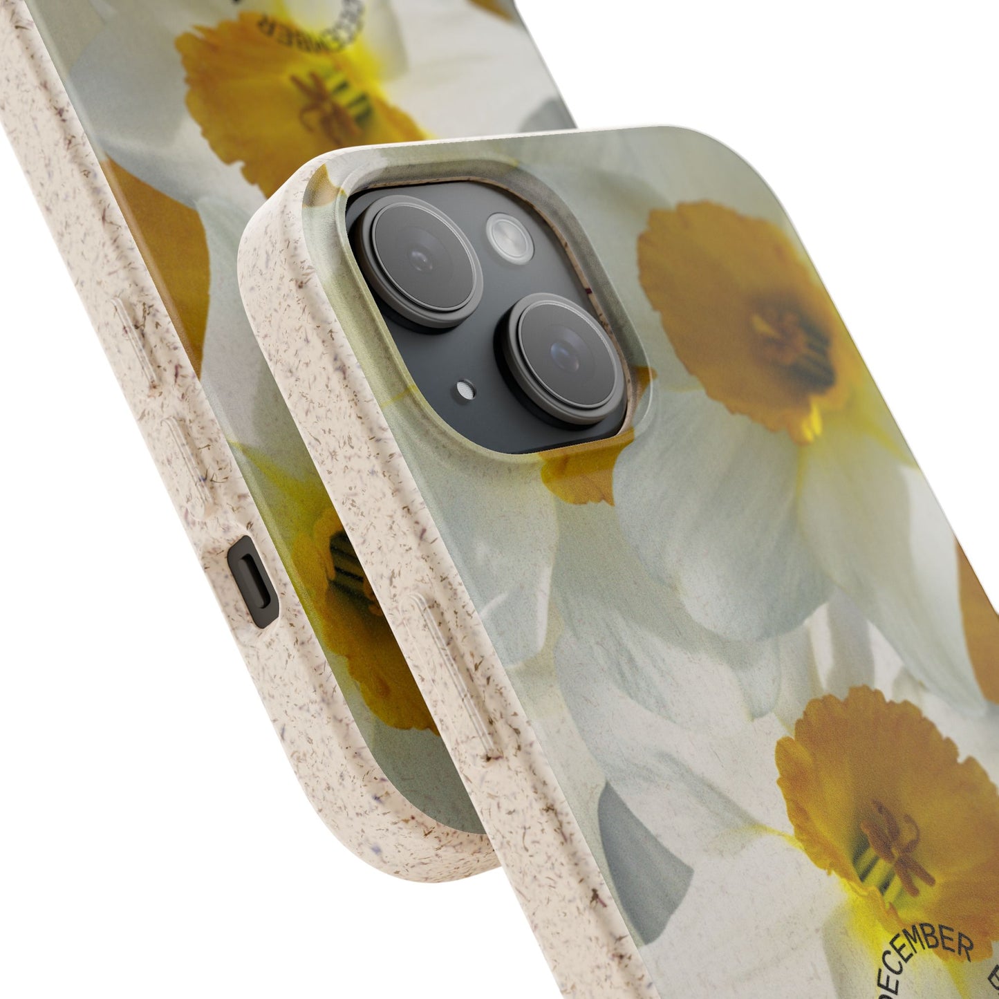 December Eco-friendly birth flower - Biodegradable case