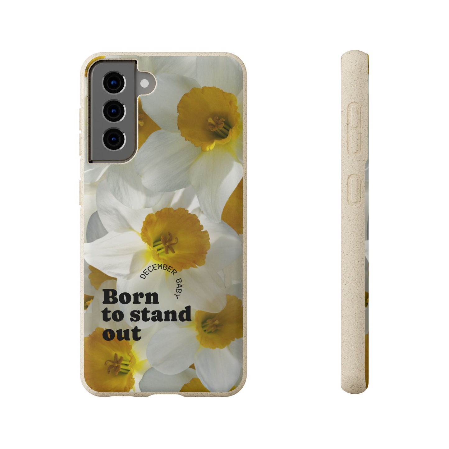 December Eco-friendly birth flower - Biodegradable case