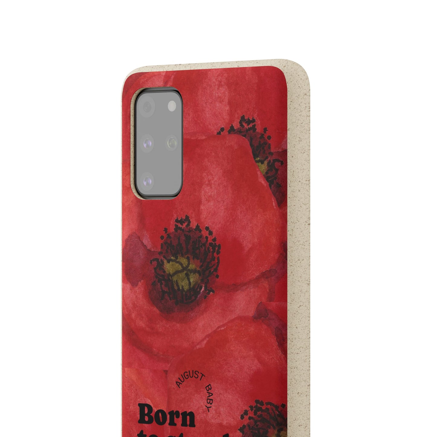 August Eco-friendly birth flower - Biodegradable case
