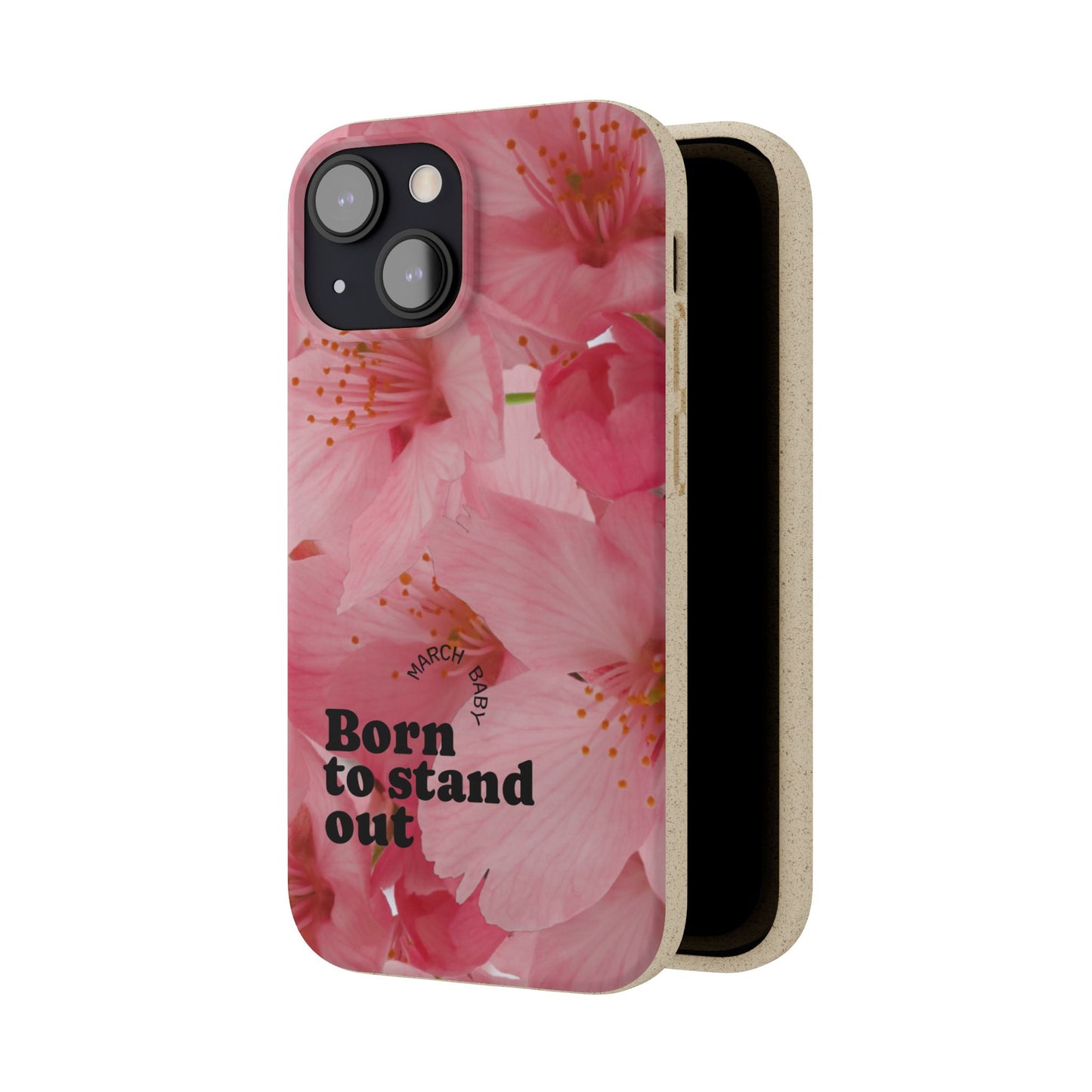 March Eco-friendly birth flower - Biodegradable case